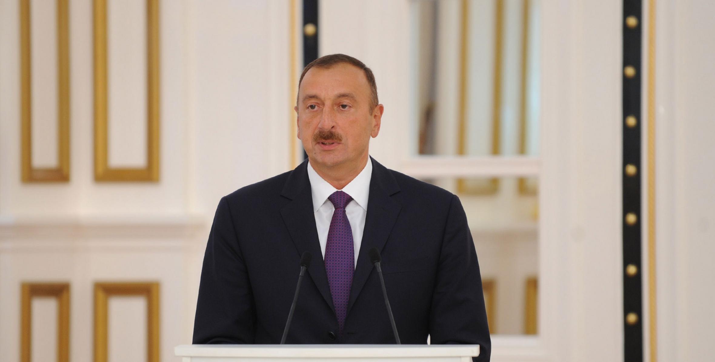 Ильхам Алиев принял участие в церемонии ифтар по случаю священного месяца Рамазан