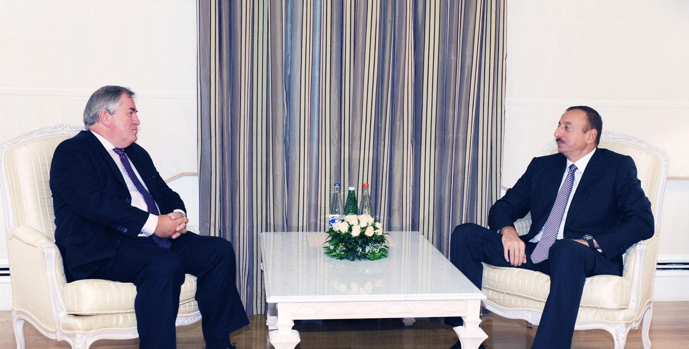 Ilham Aliyev received Chairman of Democrat group of the Parliamentary Assembly of the Council of Europe, Robert Walter