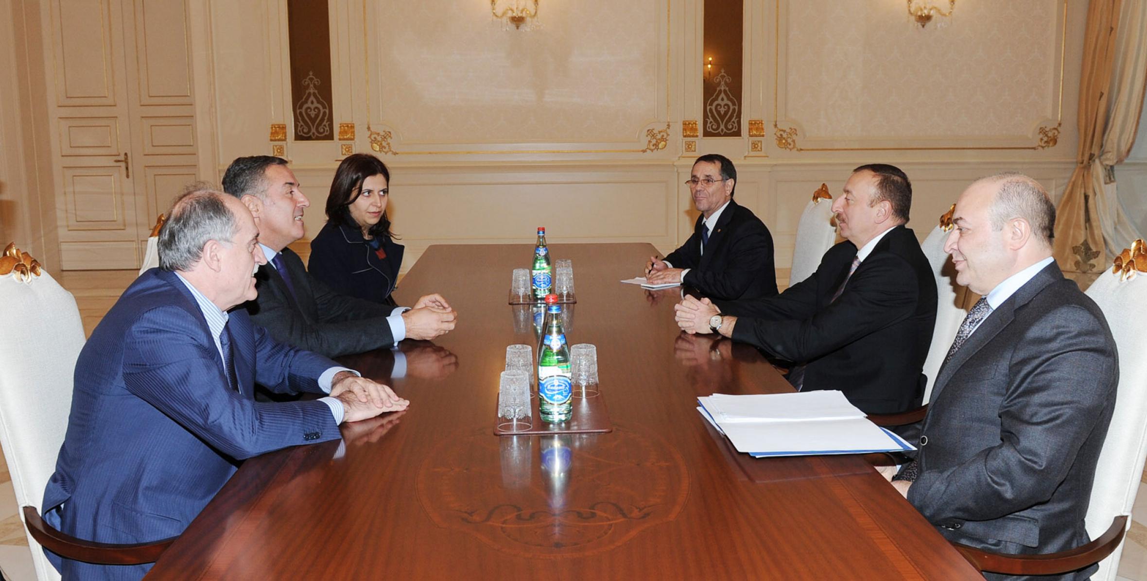 Ilham Aliyev received the former president and prime minister of Montenegro