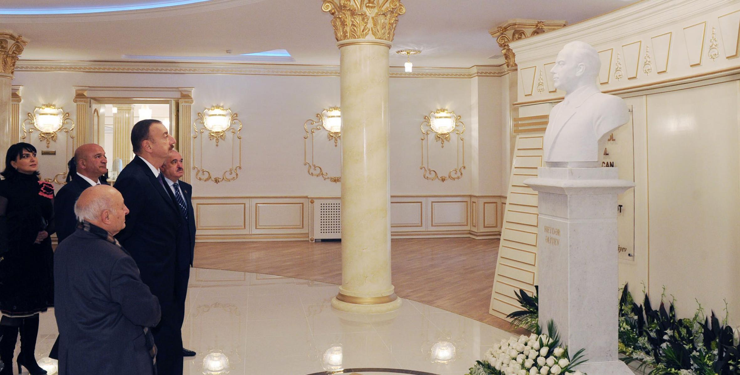 Ильхам Алиев принял участие в открытии Центра Гейдара Алиева в Уджаре