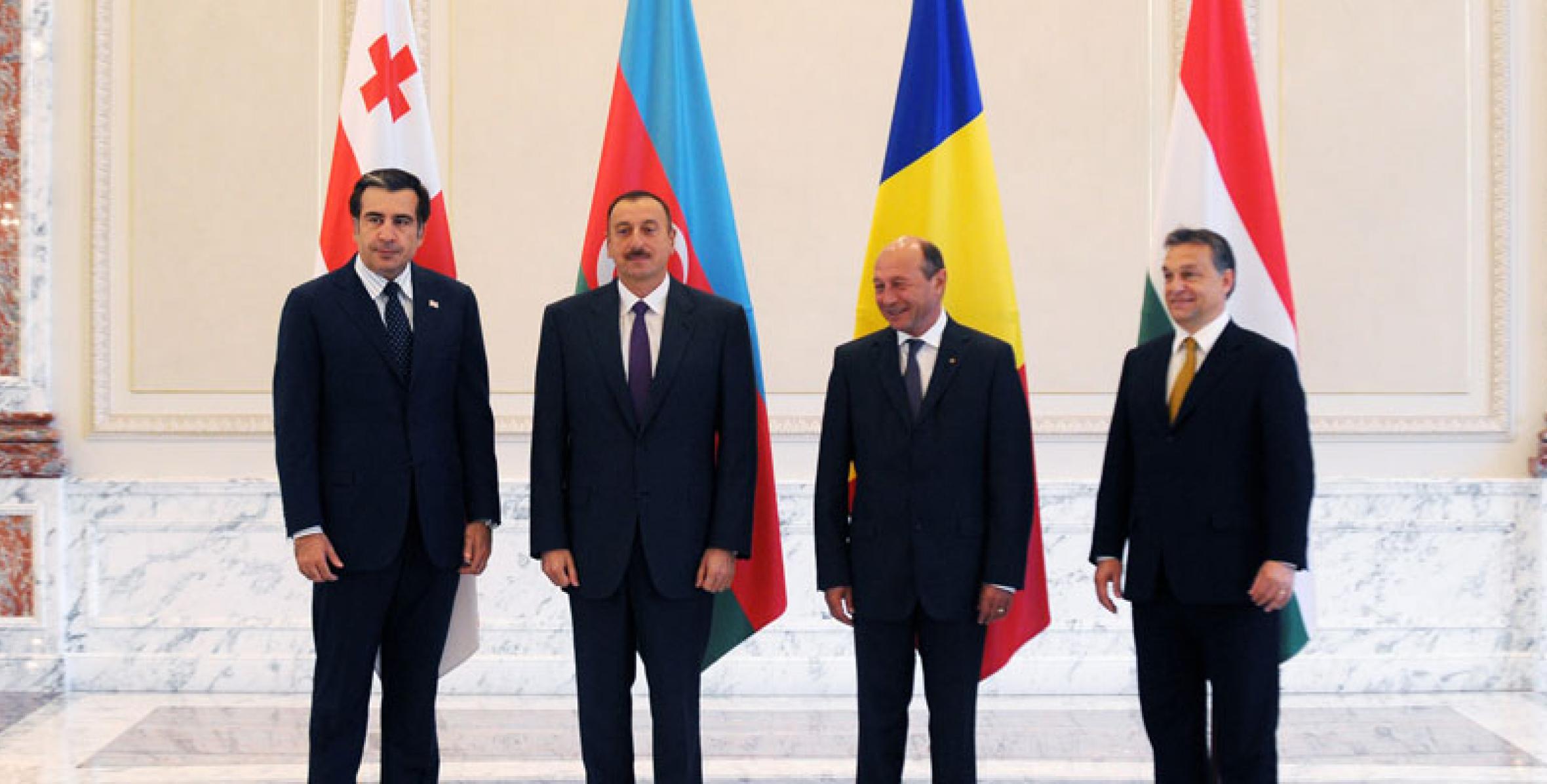 Состоялась встреча глав государств и правительств Азербайджана, Грузии, Румынии и Венгрии