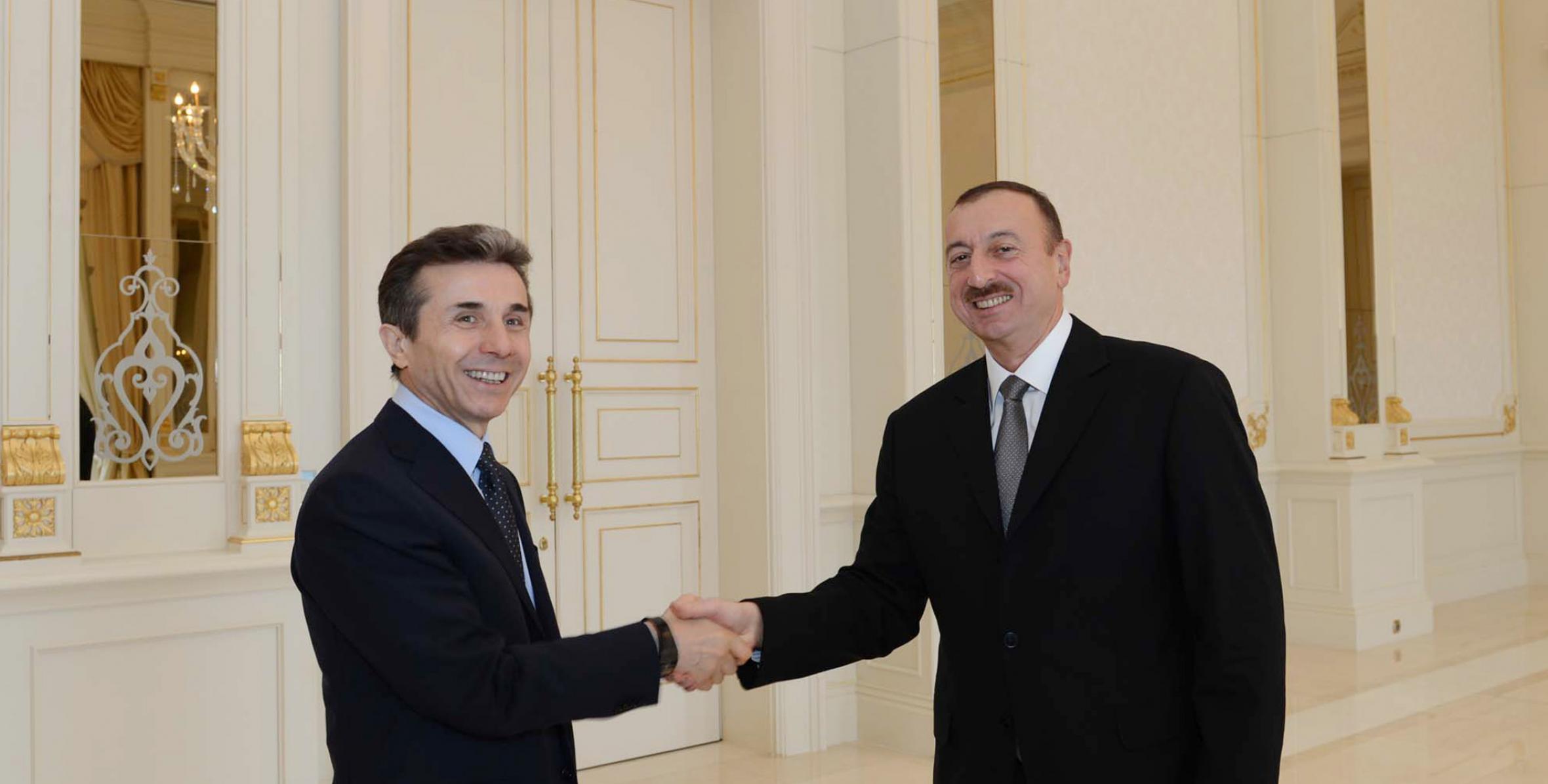 Ilham Aliyev met with Prime Minister of Georgia Bidzina Ivanishvili