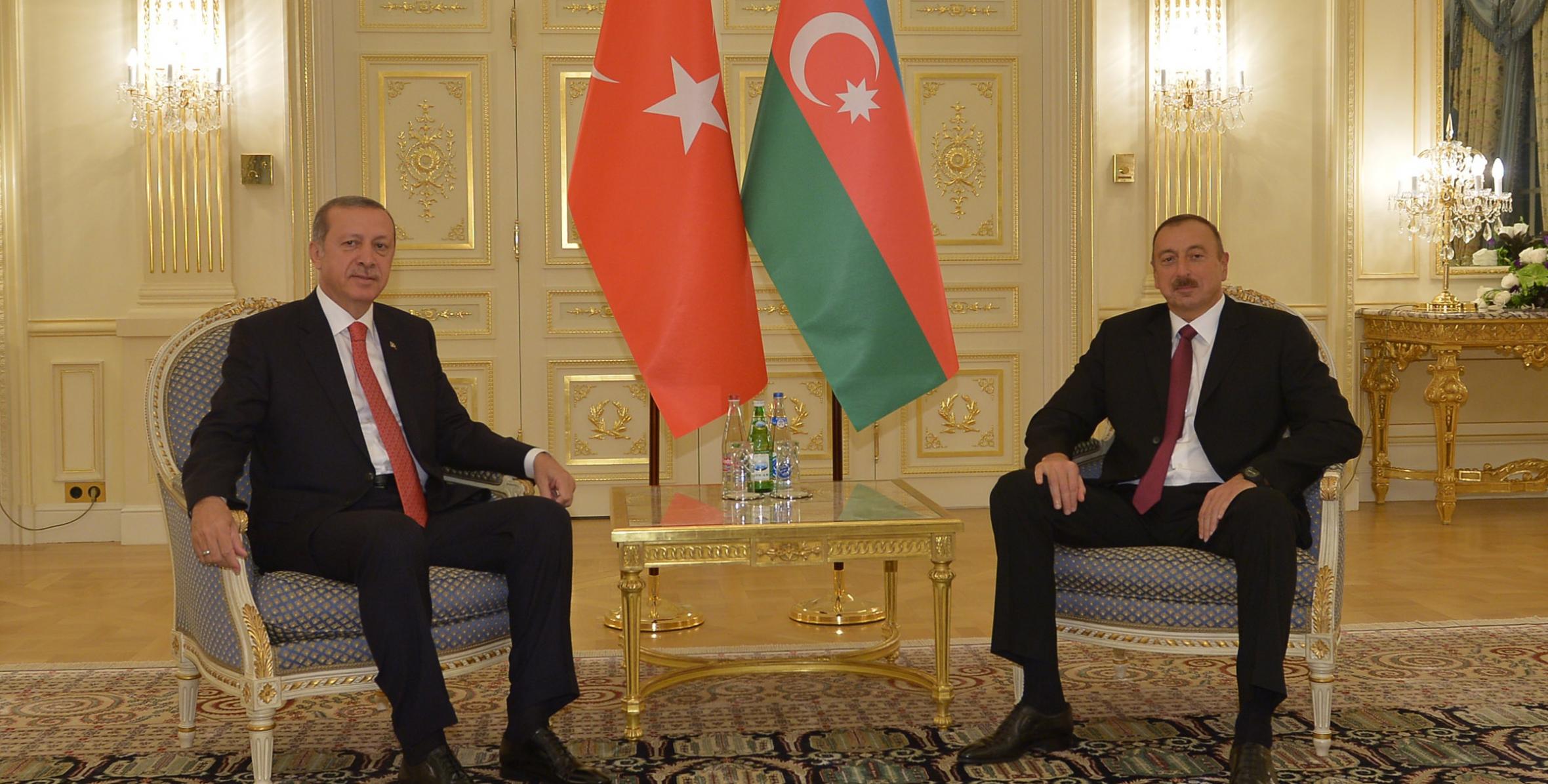 Состоялась встреча Ильхама Алиева и Президента Турции Реджепа Тайиба Эрдогана один на один