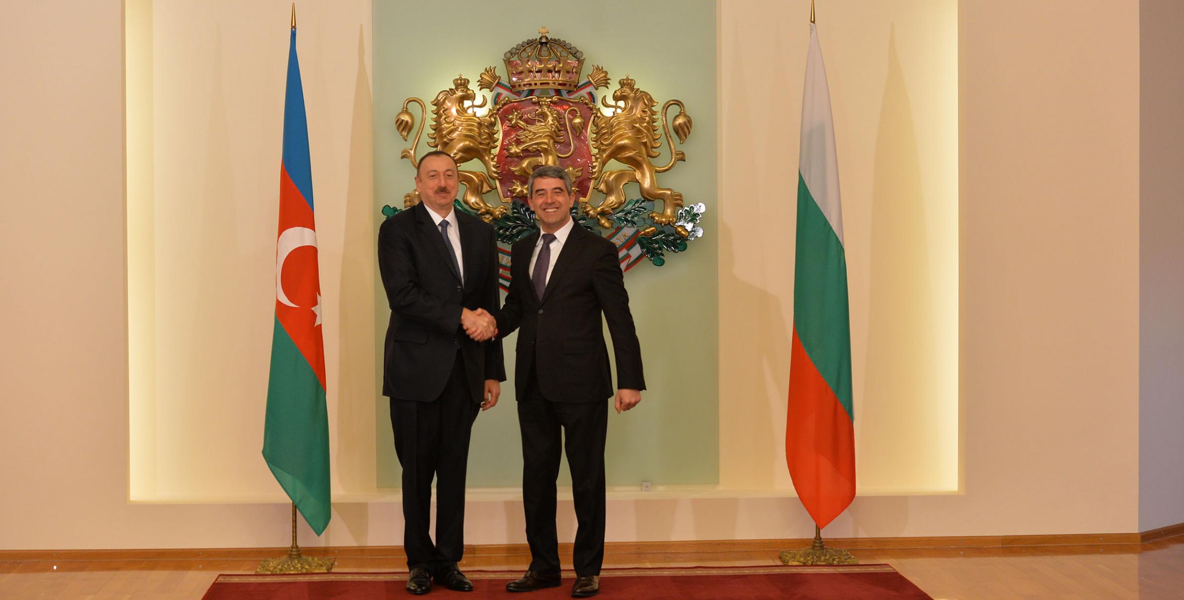 Ilham Aliyev and President of Bulgaria Rosen Plevneliev held a one-on-one meeting