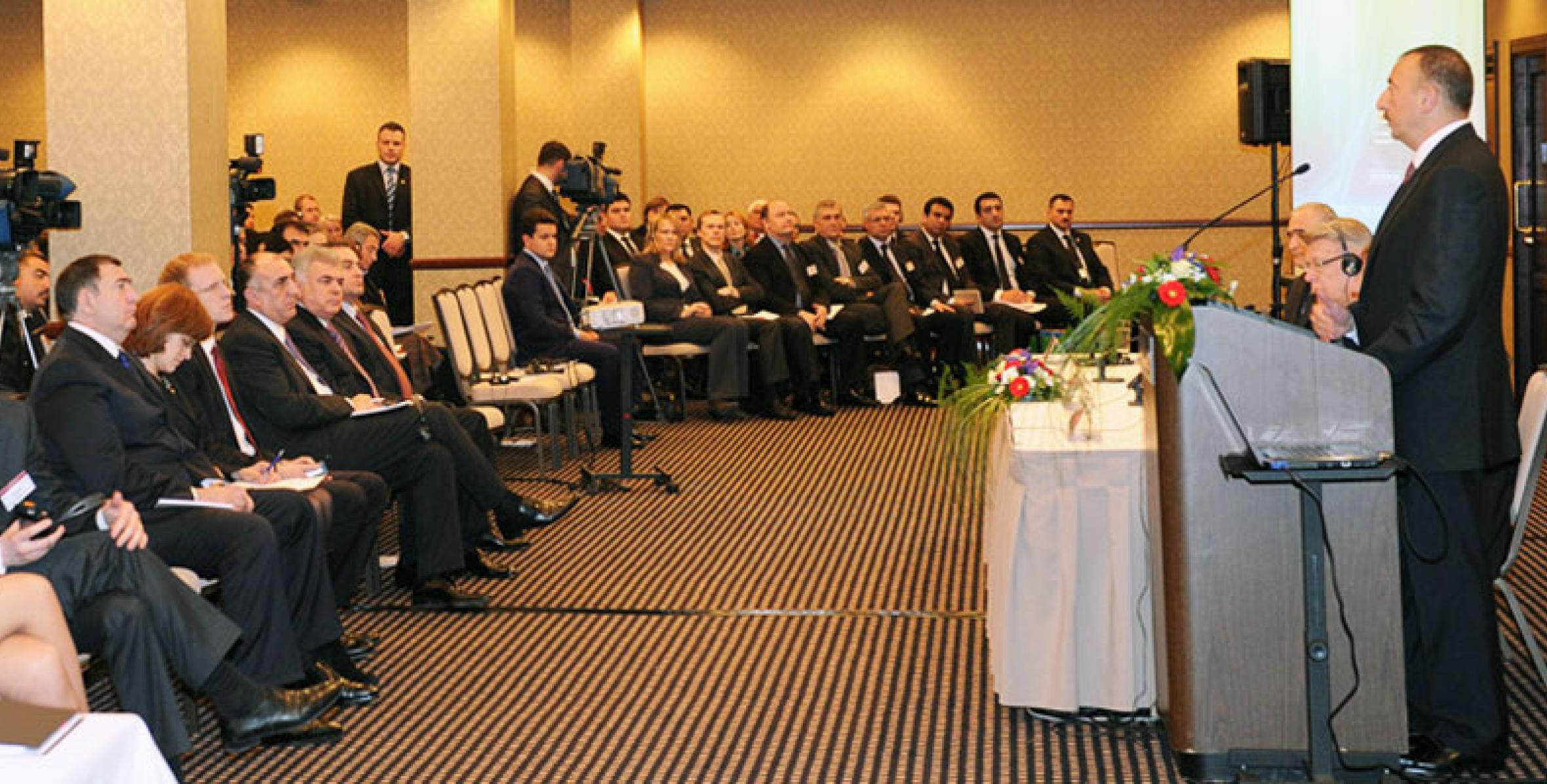 Speech by Ilham Aliyev at the Azerbaijan-Latvian Business Forum