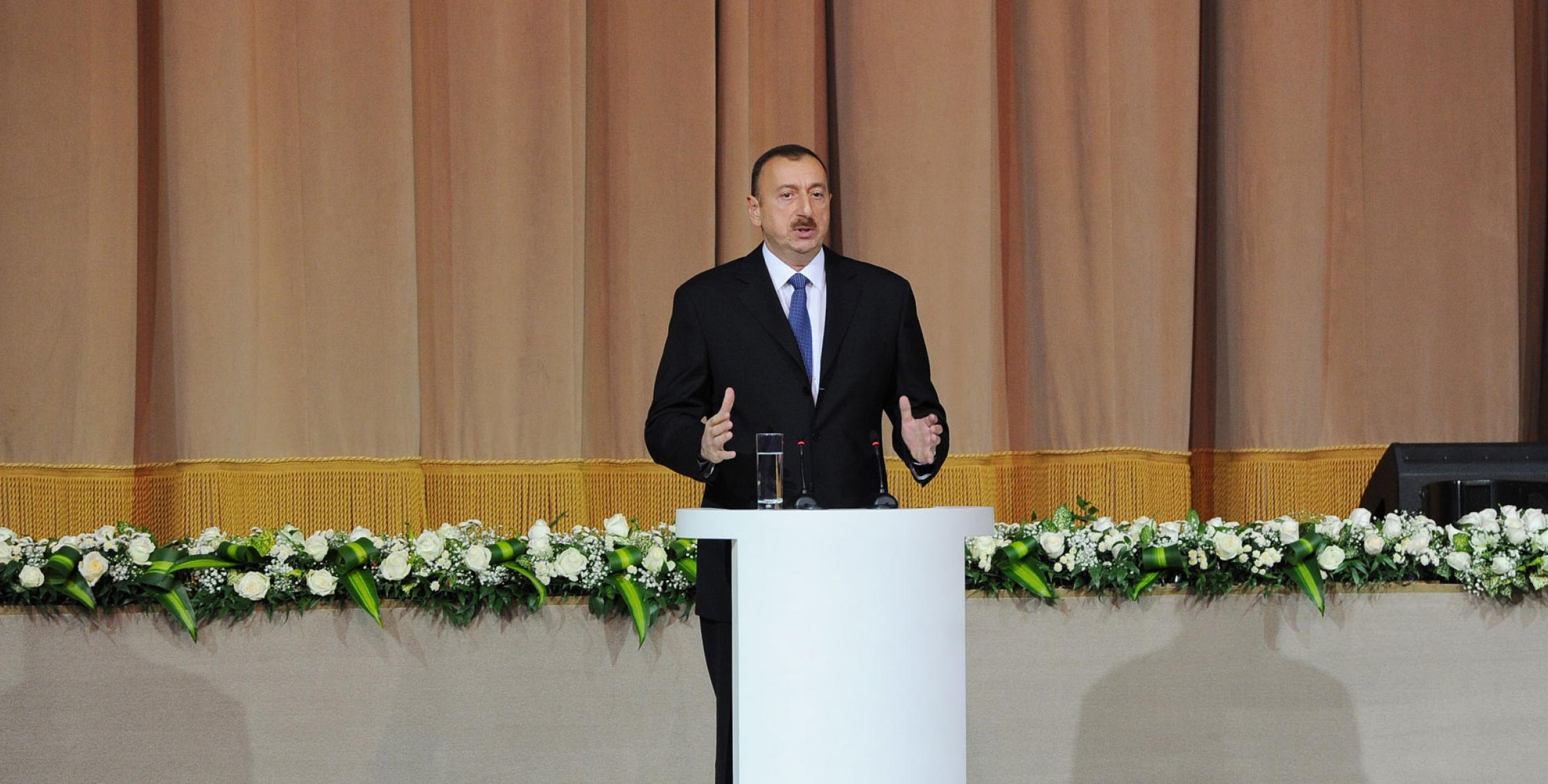 Speech by Ilham Aliyev at the reception to mark the 20th anniversary of the establishment of the “Yeni Azerbaijan Party”