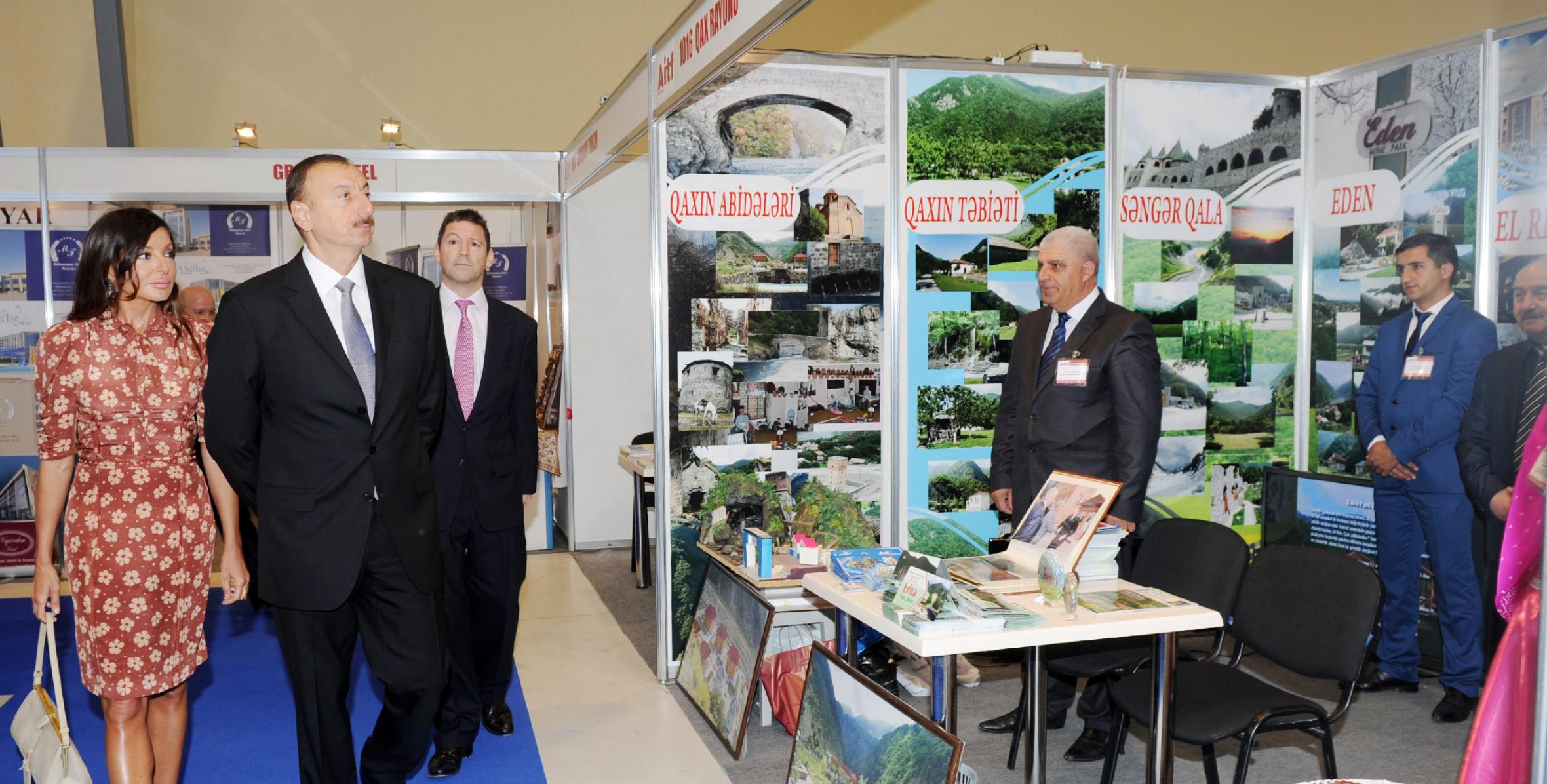 Ilham Aliyev reviewed the 12th Azerbaijan International Travel & Tourism Fair (AITF-2013)