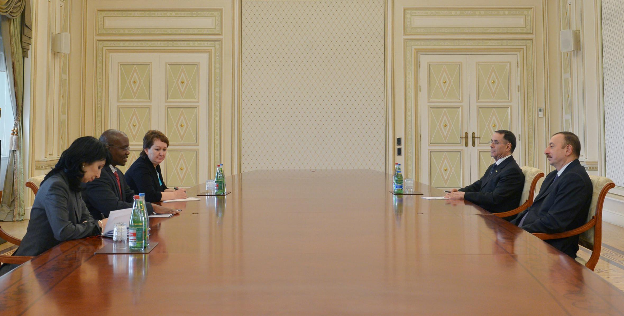 Ilham Aliyev received a delegation led by the World Bank Director for the South Caucasus region