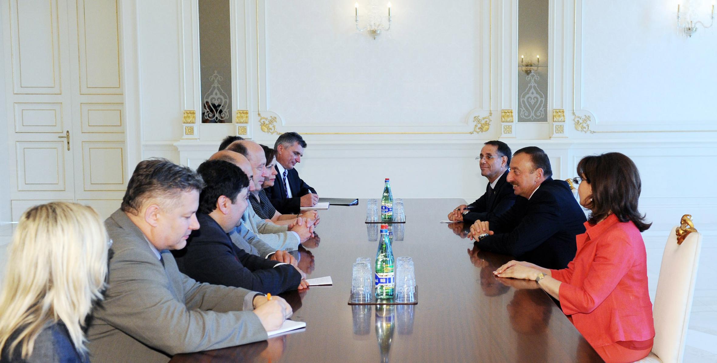 Ilham Aliyev received Lithuanian Prime Minister Andrius Kubilius