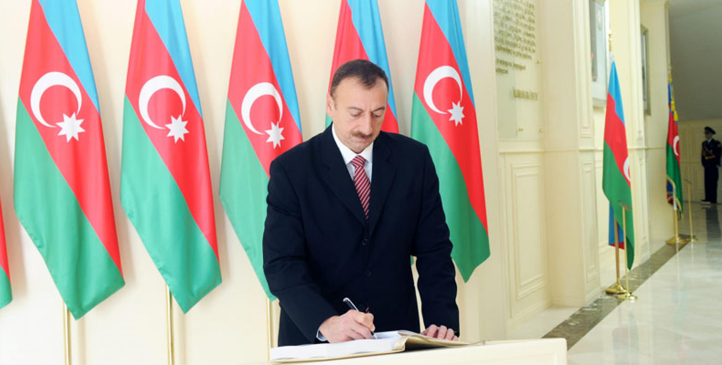 Ilham Aliyev participated at the opening of the State Flag Museum