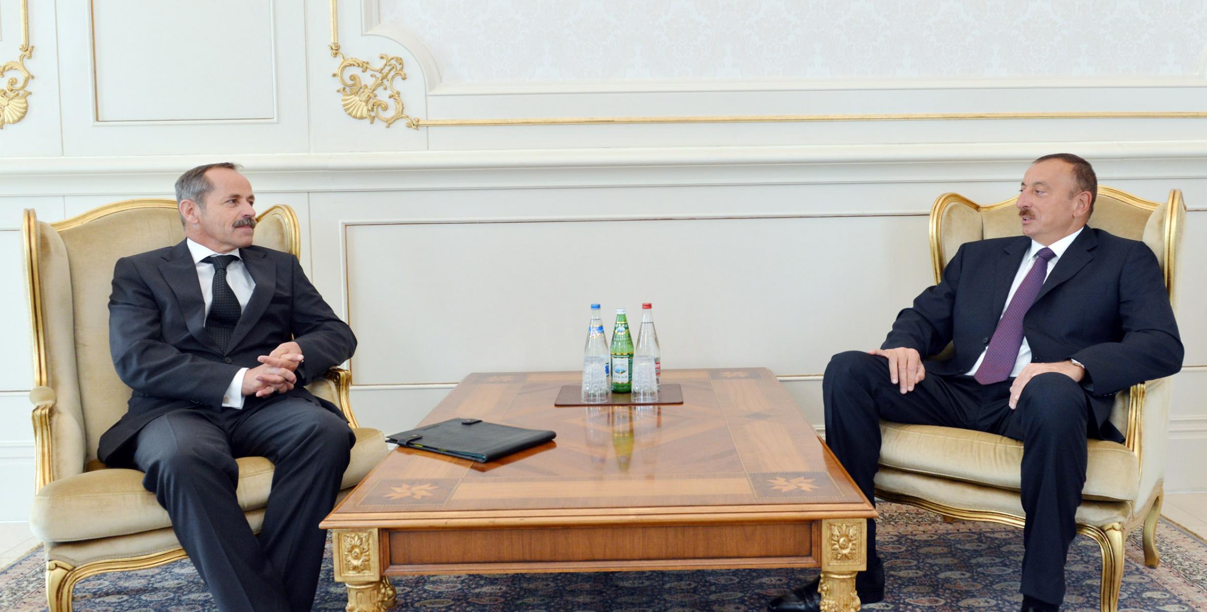 Ilham Aliyev received the credentials of the newly appointed Ambassador of Switzerland to Azerbaijan
