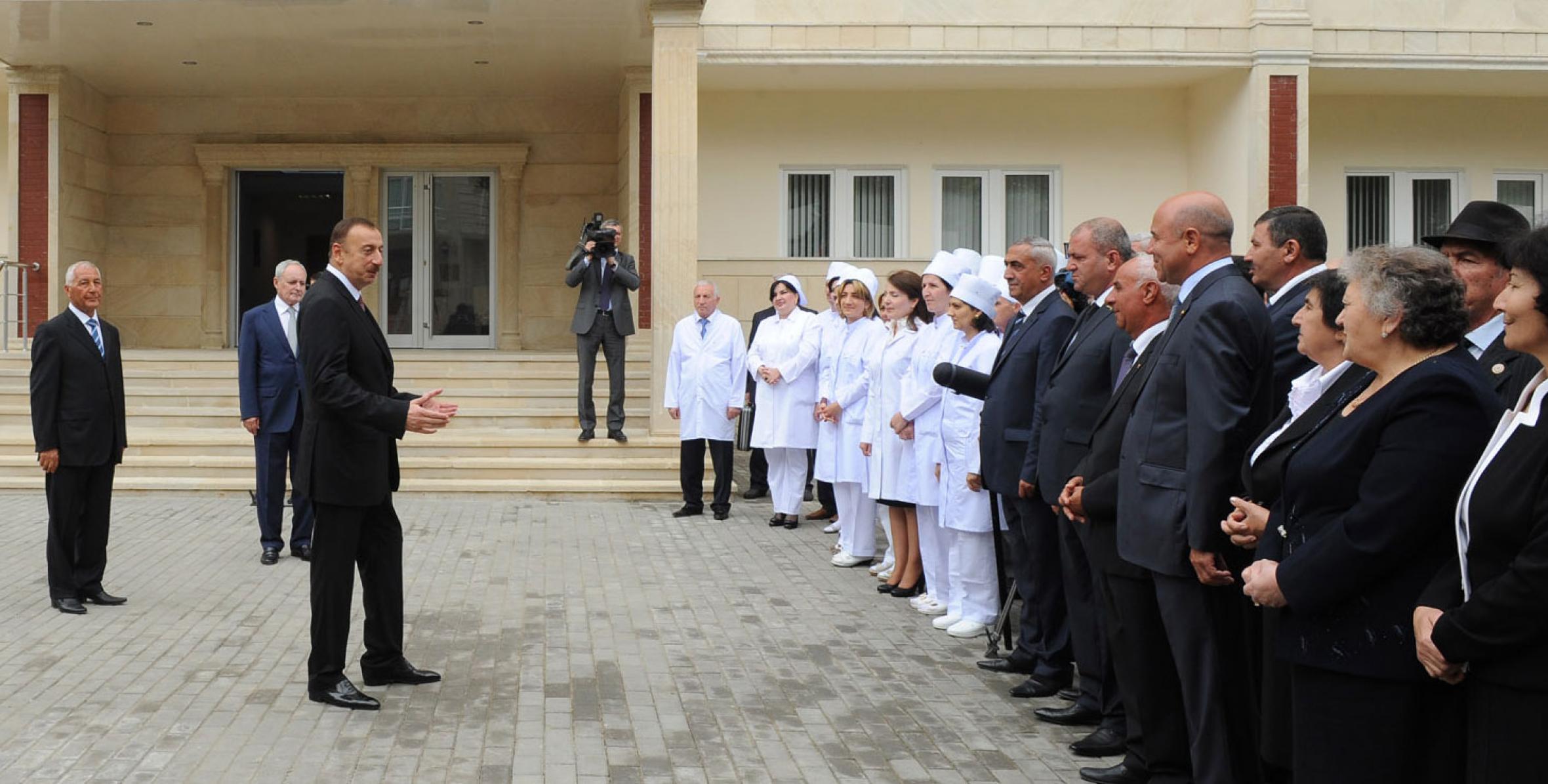 Speech by Ilham Aliyev at the openning of the Khachmaz District Central Hospital after major overhaul