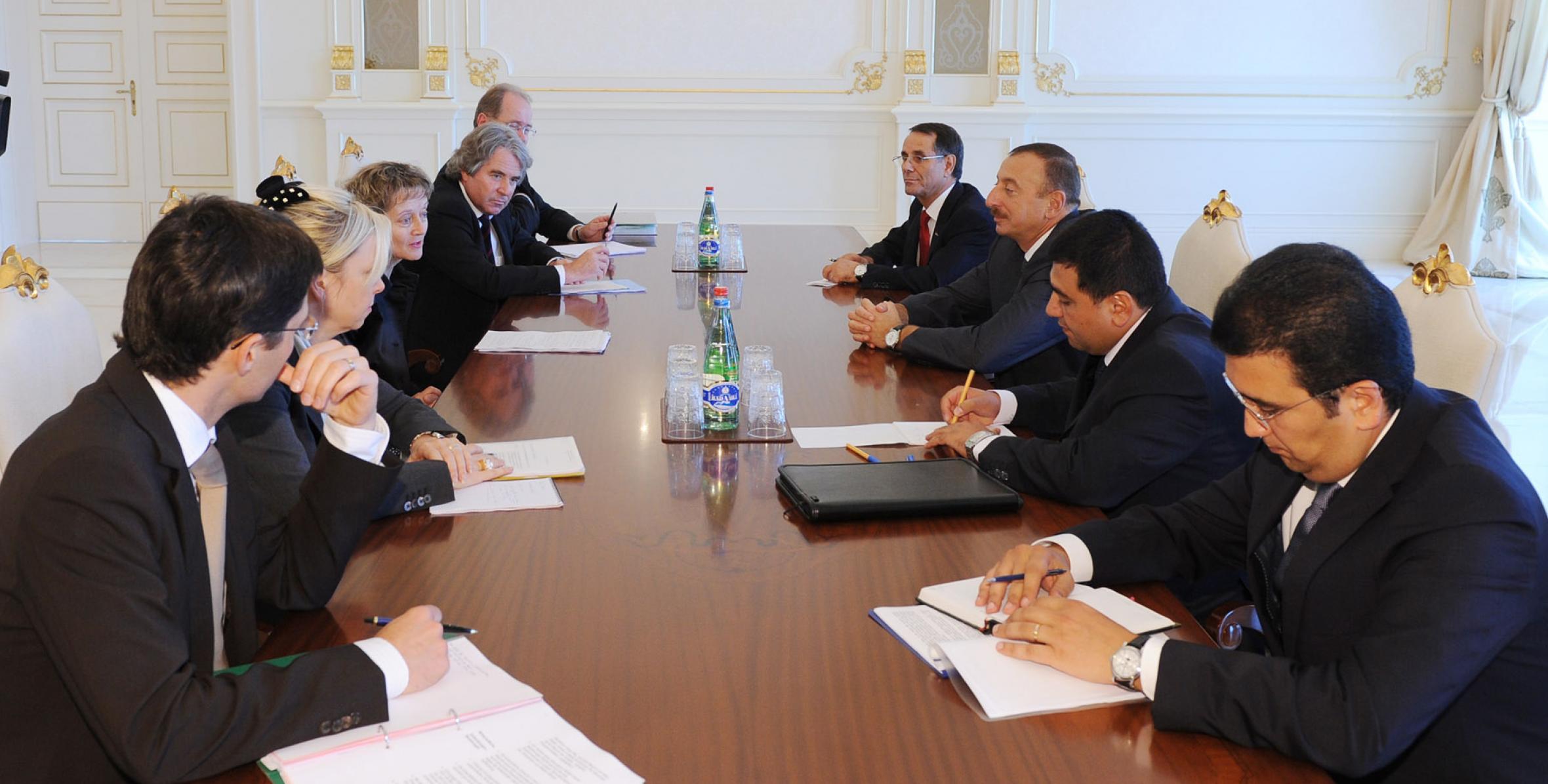 Ilham Aliyev received the Vice President and head of the Federal Department of Finance of the Swiss Confederation