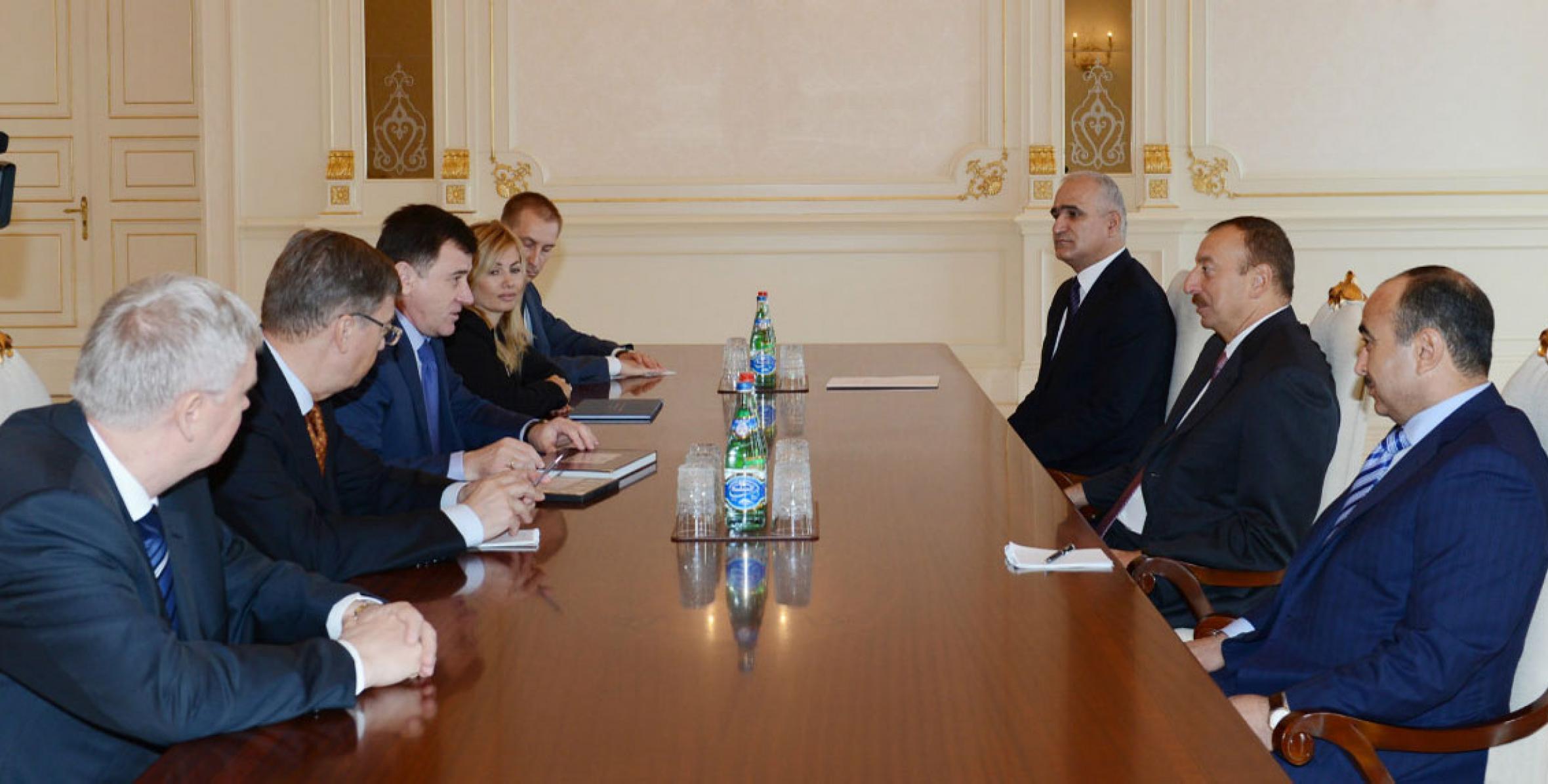 Ilham Aliyev received the delegation led by the governor of Volgograd region of the Russian Federation