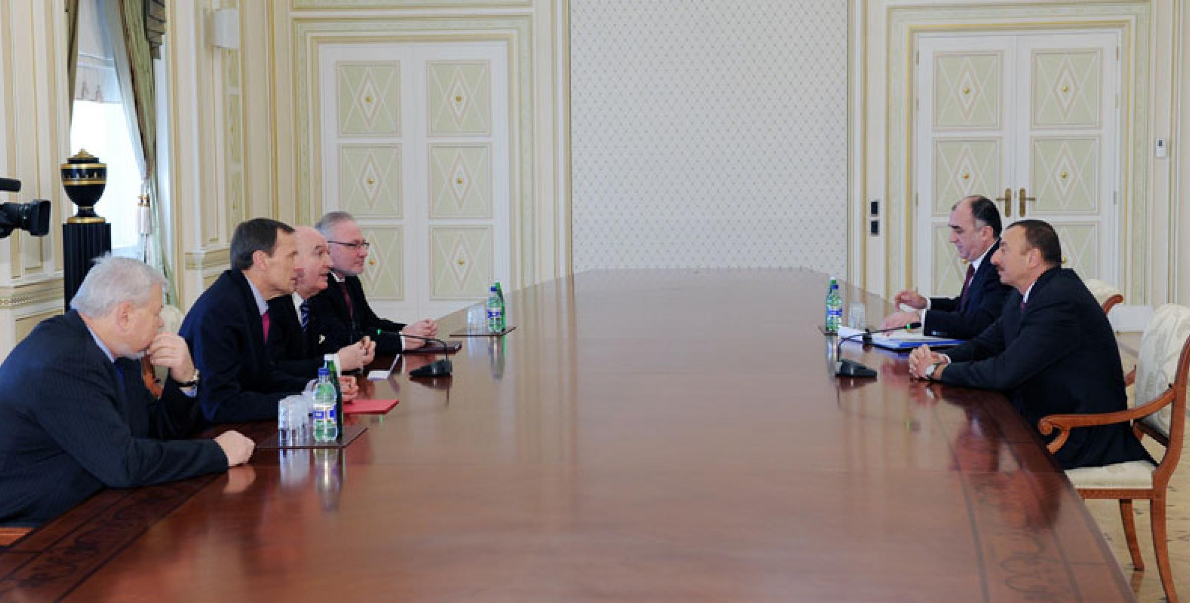 Ilham Aliyev received the OSCE Minsk Group Co-chairs and the Personal Representative of the OSCE Chair-in-Office