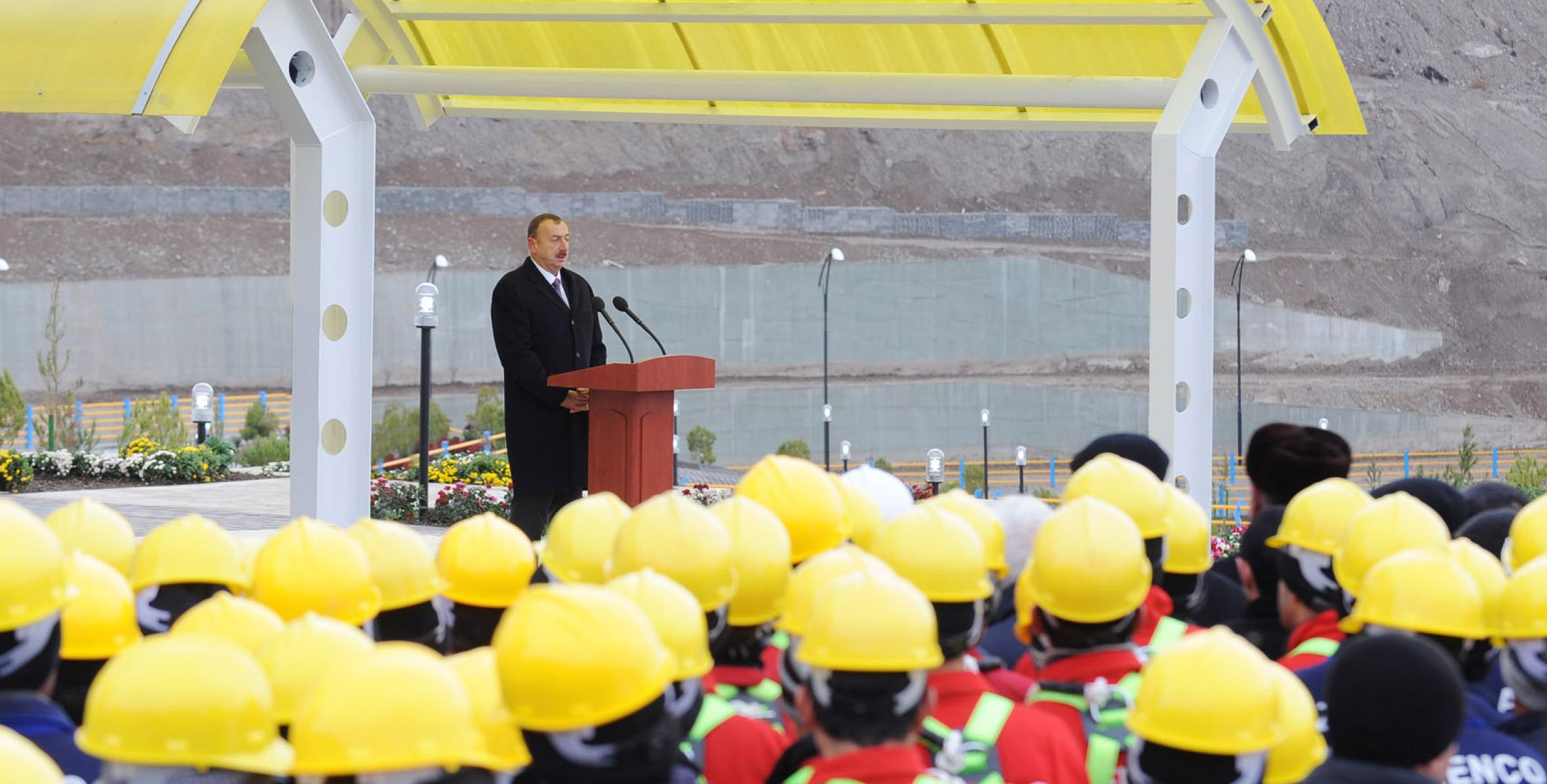 Speech by Ilham Aliyev at the opening of the Fuzuli Hydroelectric Power Station
