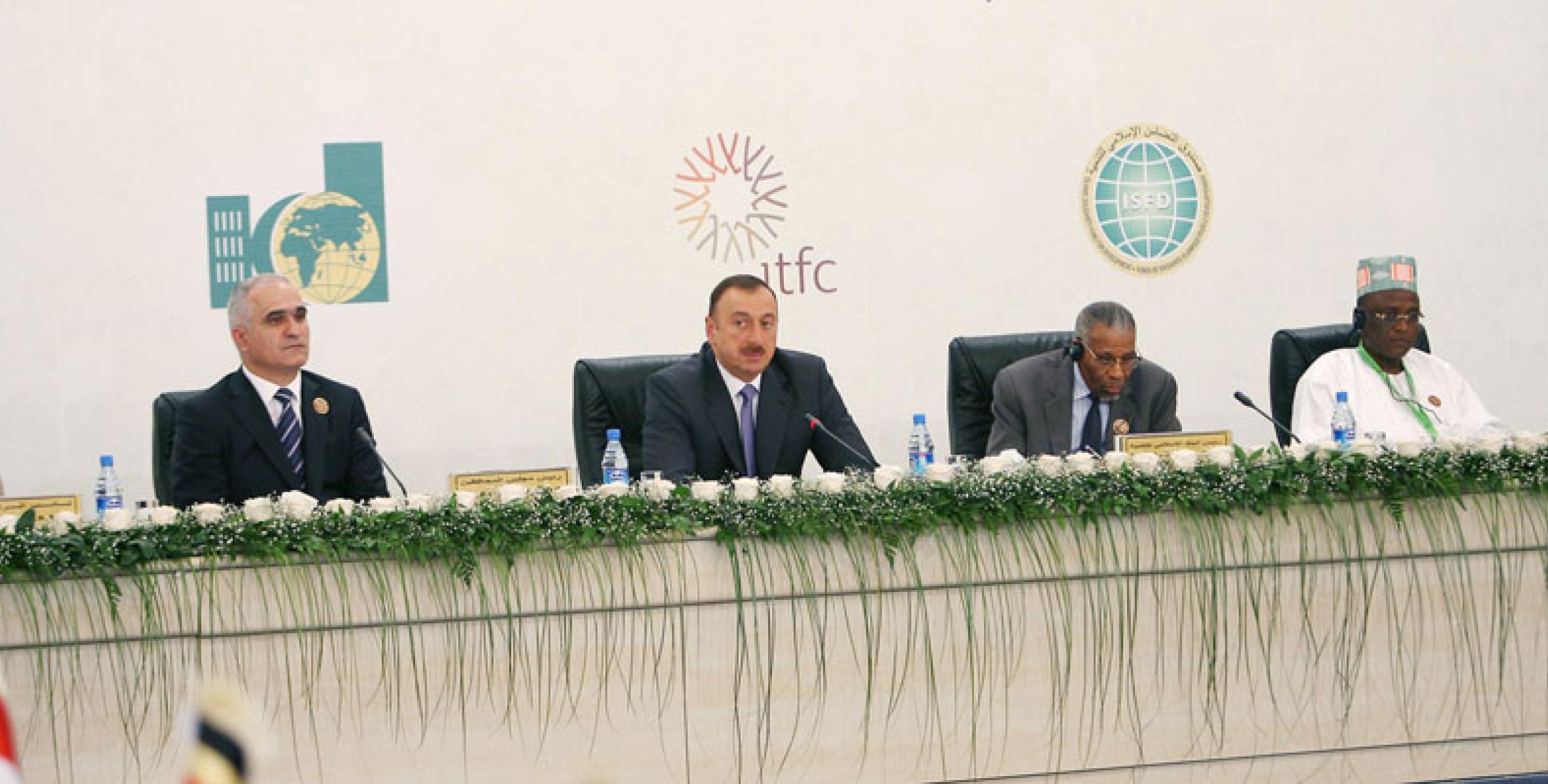 Speech by Ilham Aliyev at the opening ceremony of the 35th annual meeting of Islamic Development Bank Group