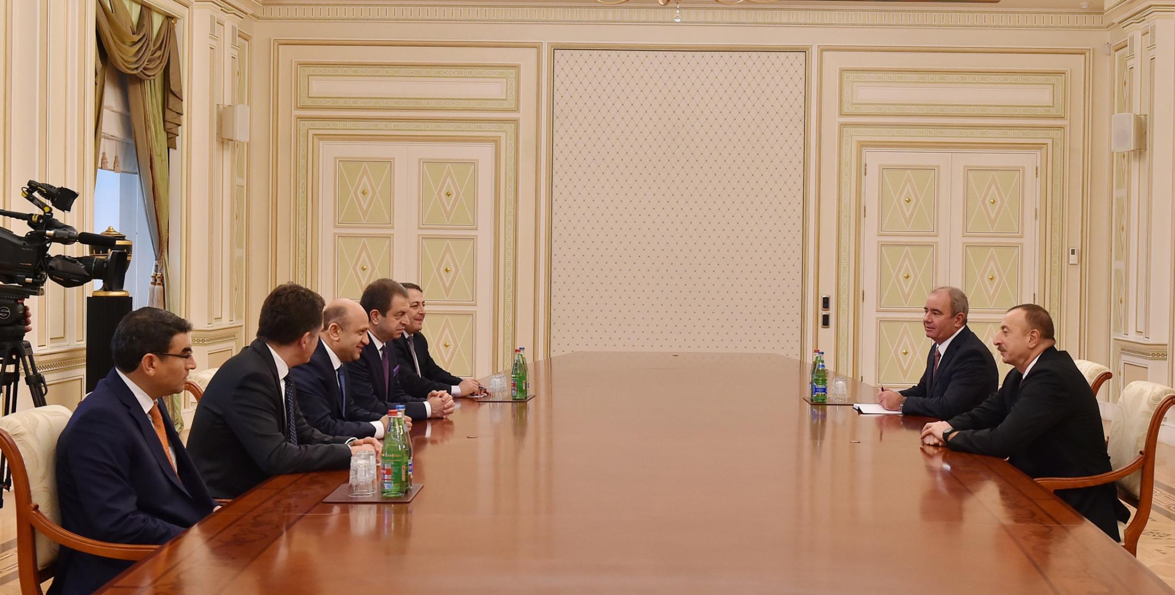 Ilham Aliyev received a delegation led by the Turkish Minister of Science, Industry and Technology