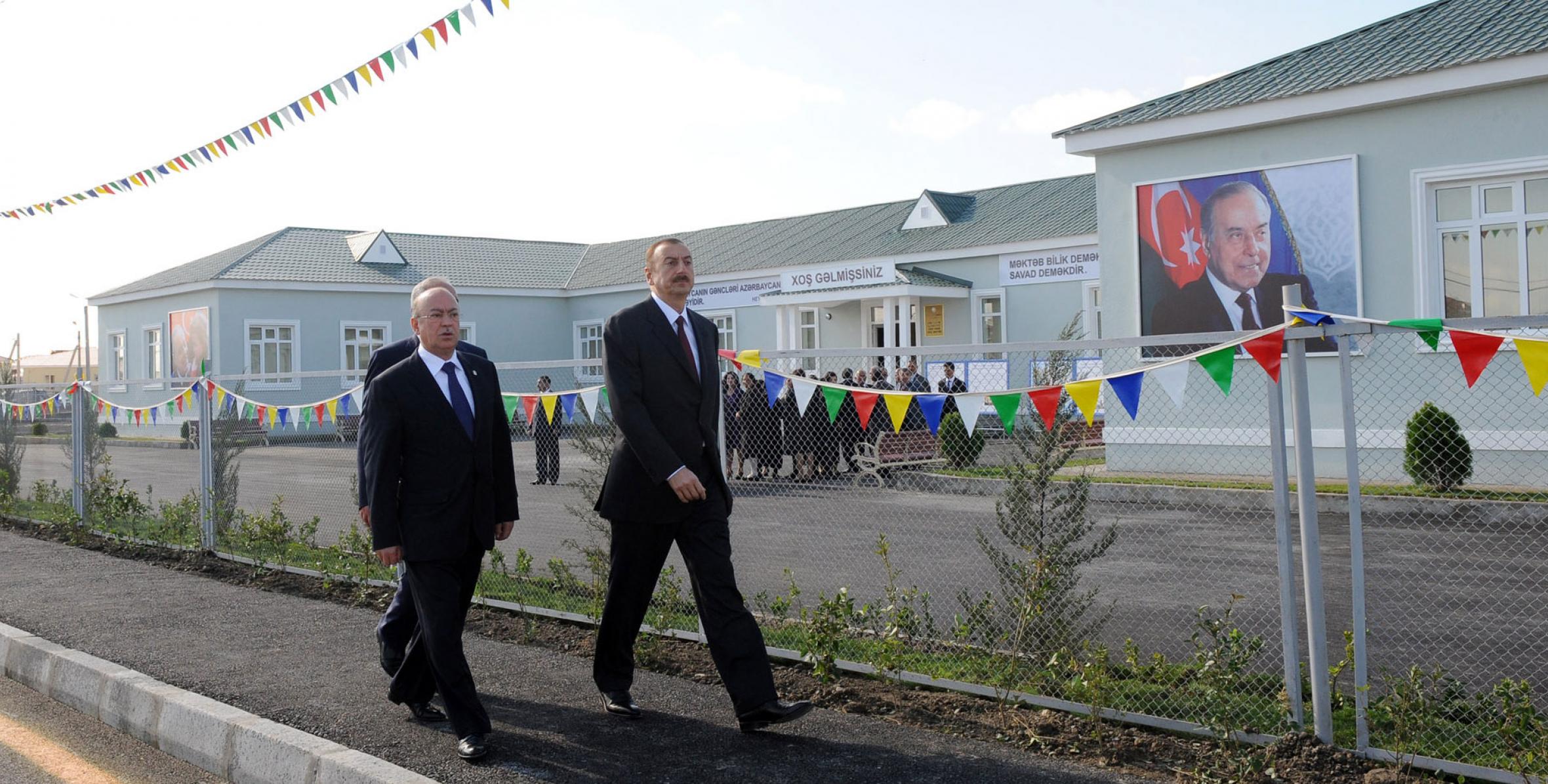 Ilham Aliyev participated in inauguration of new houses built in Imishli region