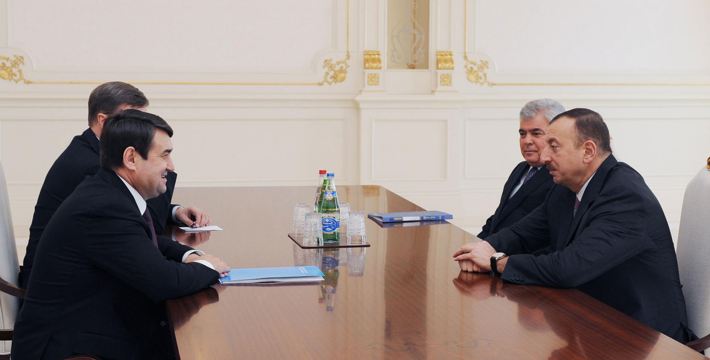 Ilham Aliyev received Russian Transport Minister Igor Levitin