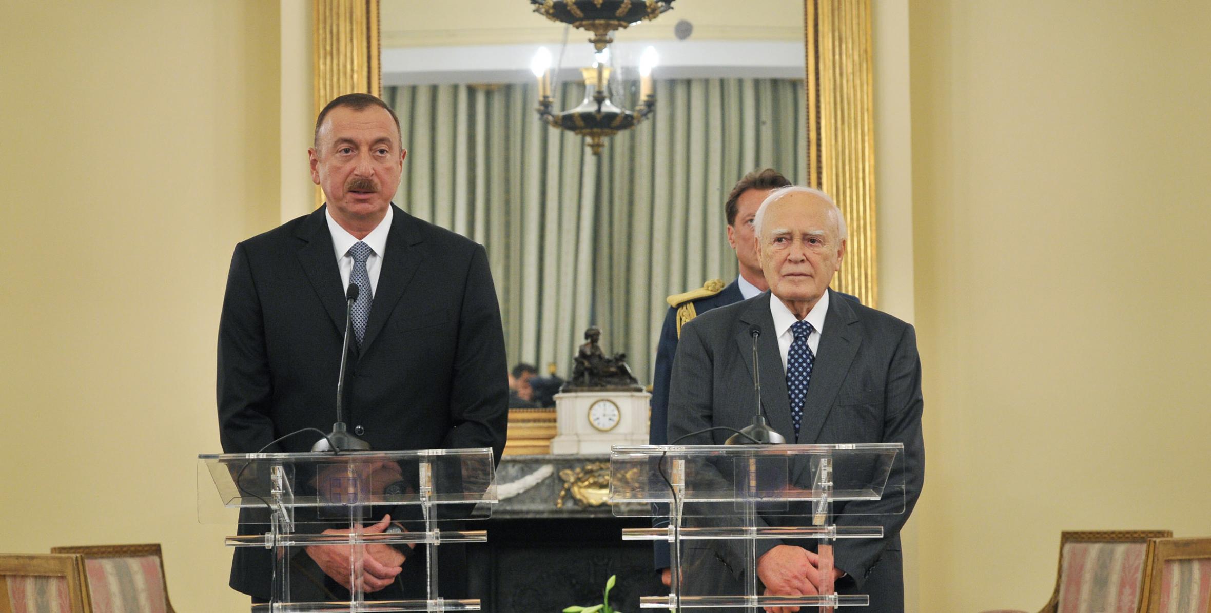 State visit of Ilham Aliyev to Greece