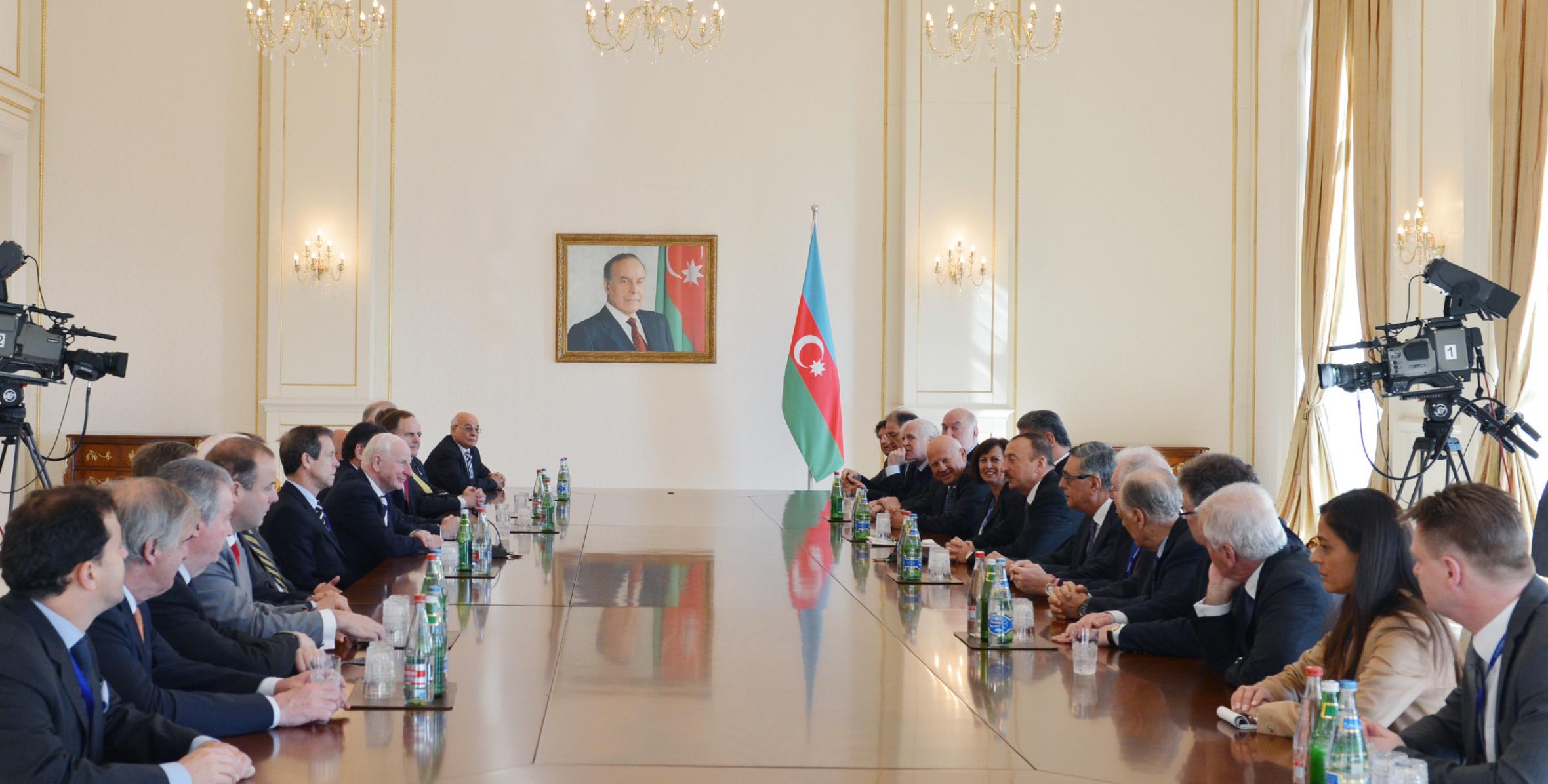 Ilham Aliyev received members of the Coordination Committee of the 2015 European Olympic Games due to be held in Baku