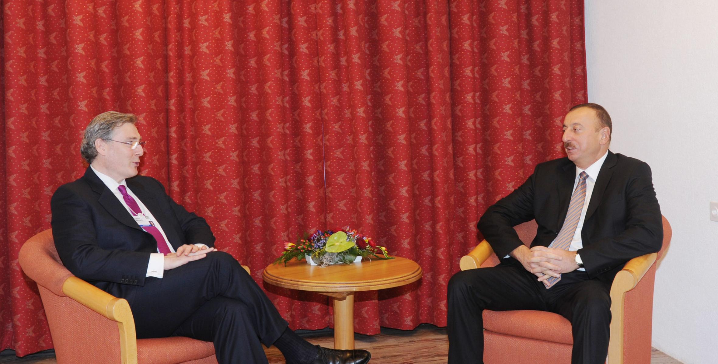 Состоялась встреча Ильхама Алиева с генеральным исполнительным директором американской компании «Booz&СO» Чезаре Майнарди