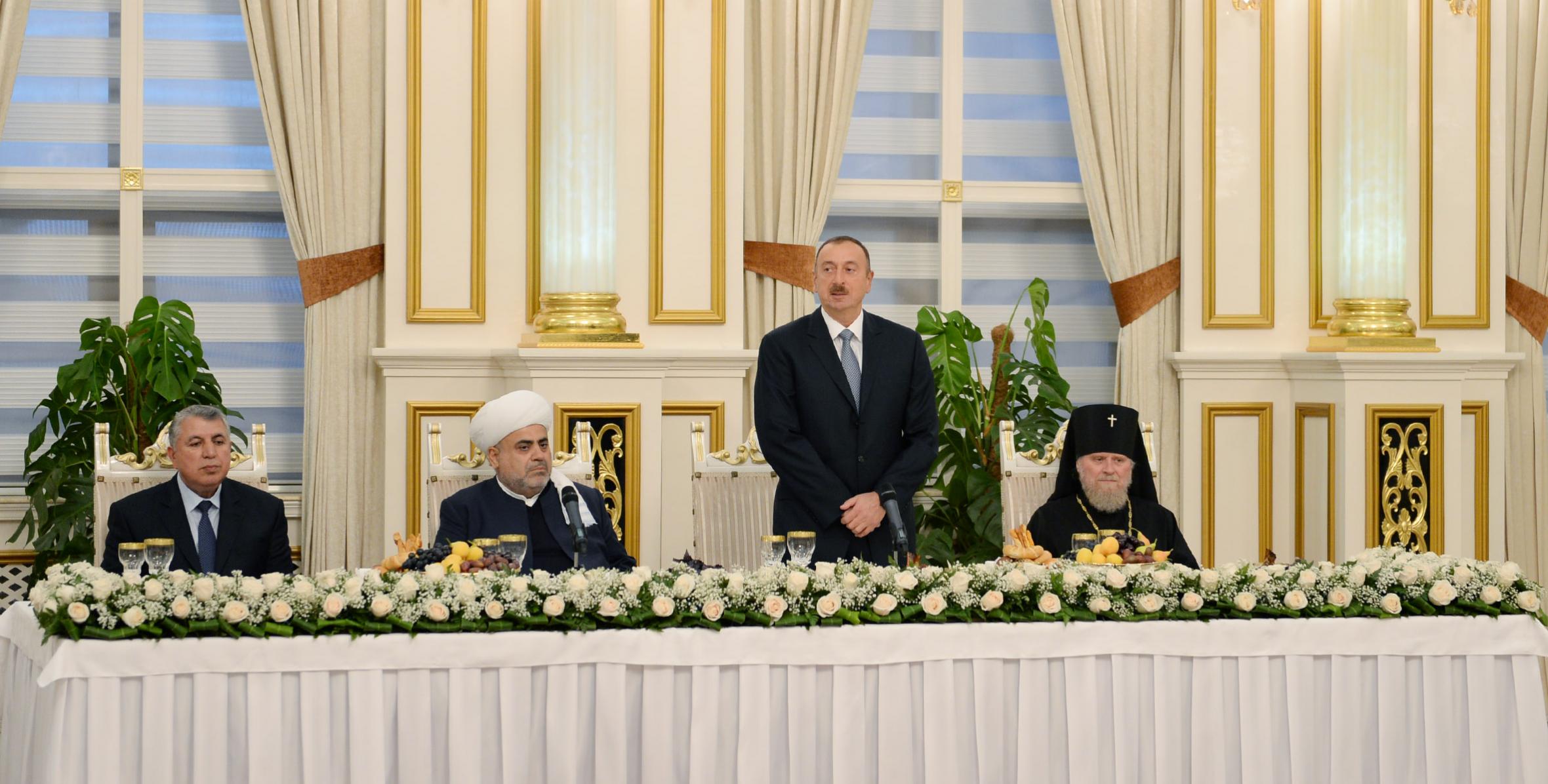 Ilham Aliyev attended the Iftar ceremony on the occasion of the holy month of Ramadan