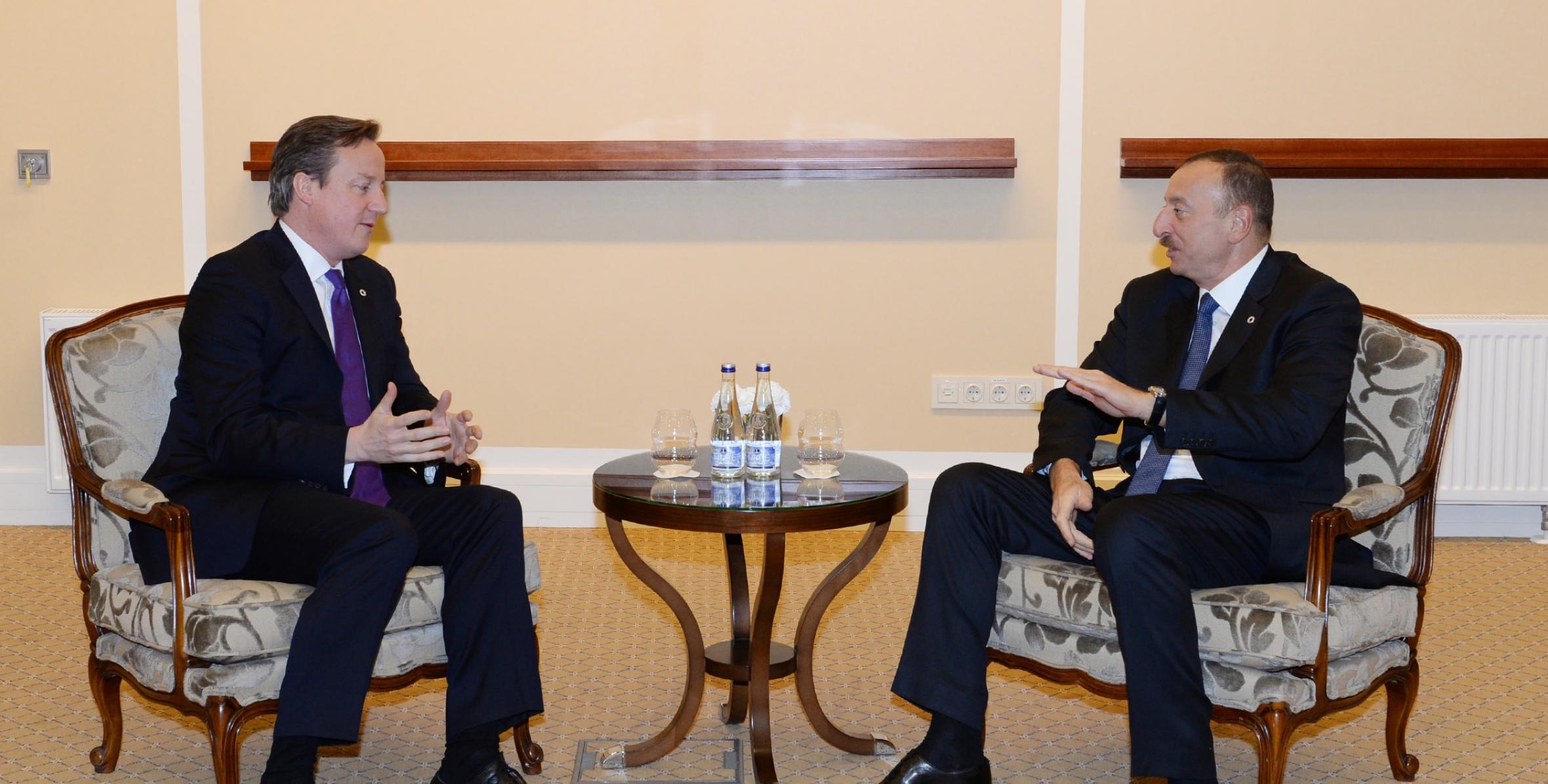 Ilham Aliyev had a meeting with British Prime Minister David Cameron