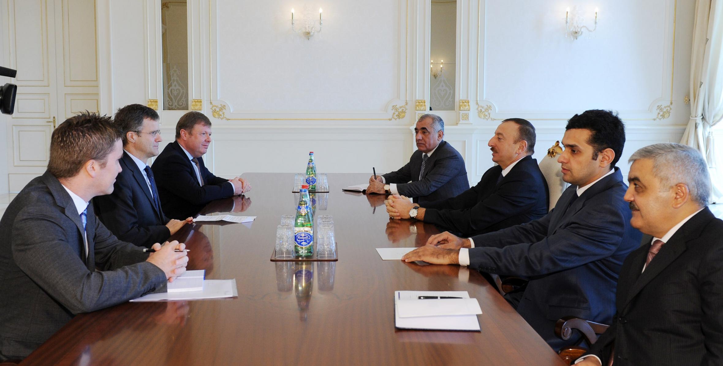 Ilham Aliyev received the Chief Executive Officer of Norwegian Statoil