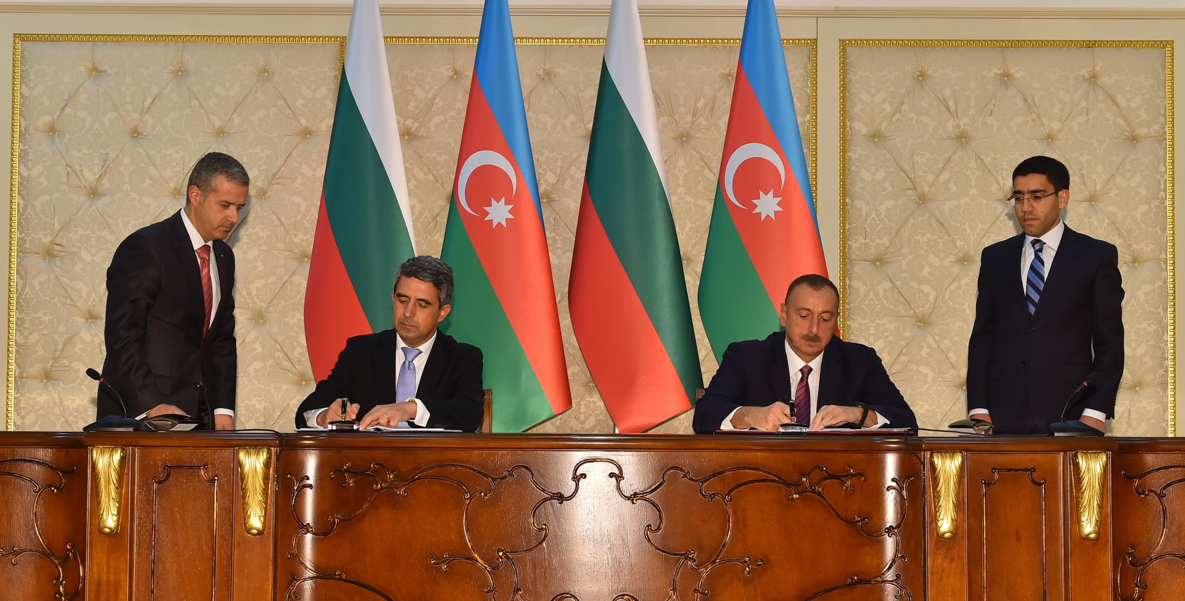 Azerbaijan, Bulgaria signed a joint statement