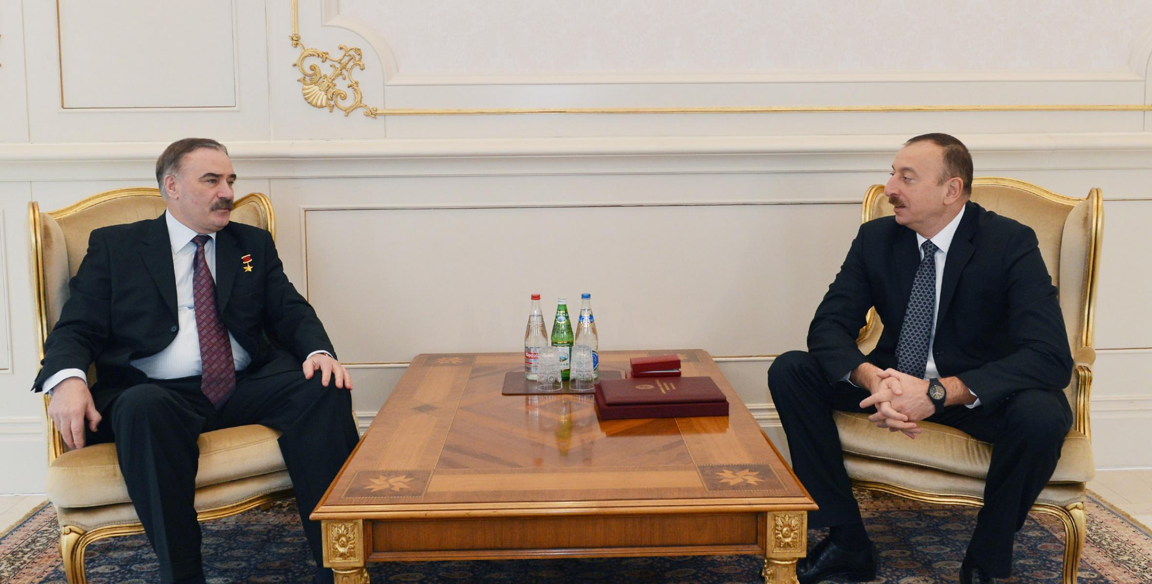 Ilham Aliyev received former President of Ingushetia Ruslan Aushev