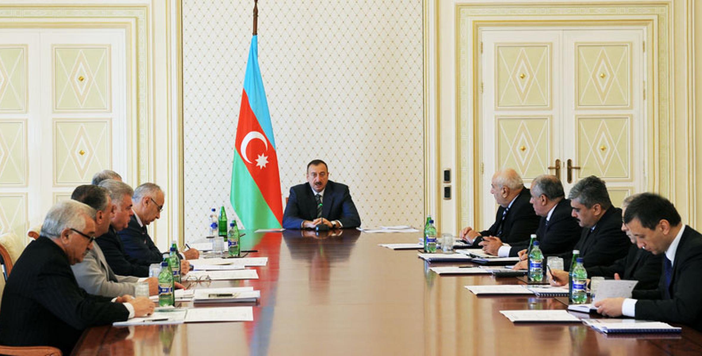 Closing speech by Ilham Aliyev at a meeting dedicated to discussion of prospective development plan of Baku Subway System