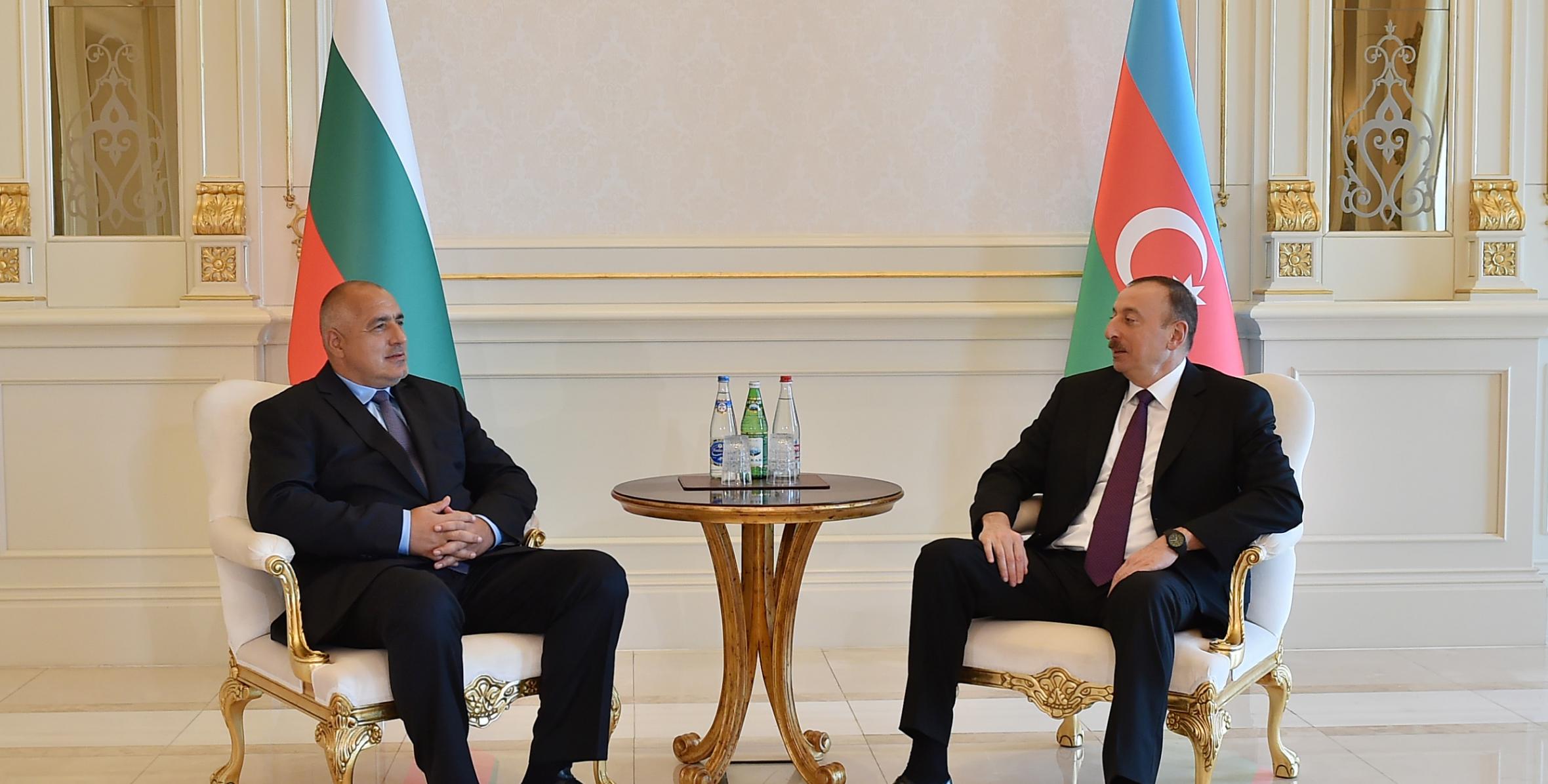 Ilham Aliyev received Prime Minister of Bulgaria Boyko Borisov