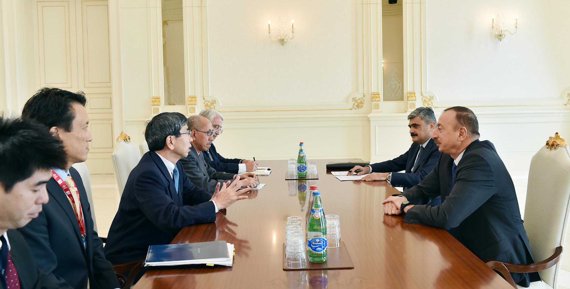 Ilham Aliyev received a delegation led by the president of the Asian Development Bank