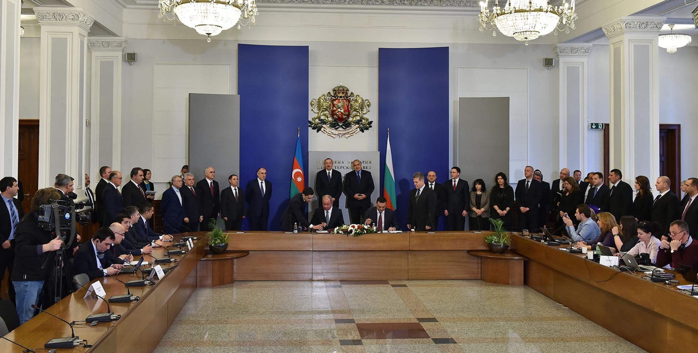 Azerbaijani-Bulgarian documents were signed