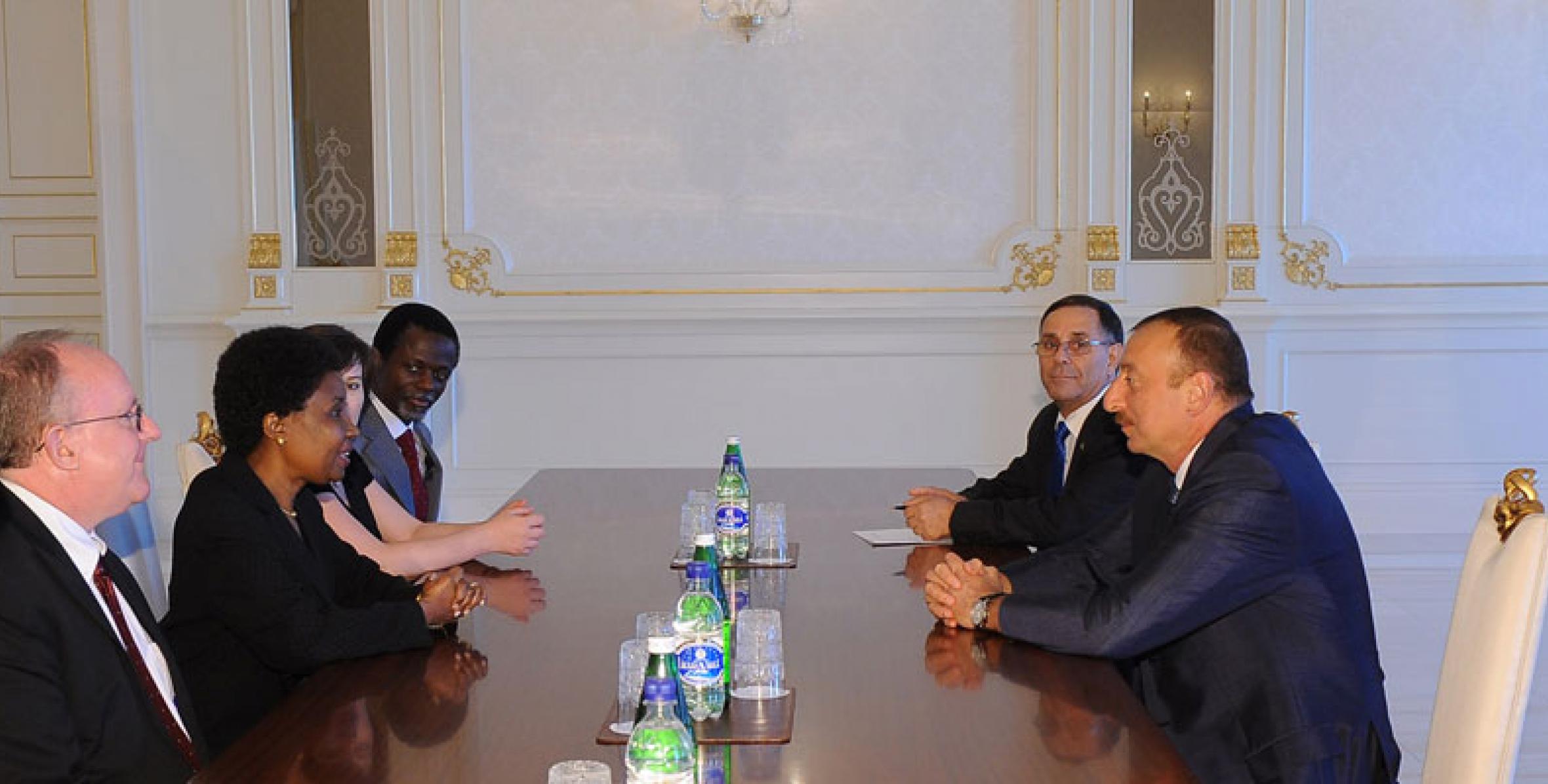 Ilham Aliyev received a delegation led by UN Deputy Secretary General, Asha-Rose Migiro