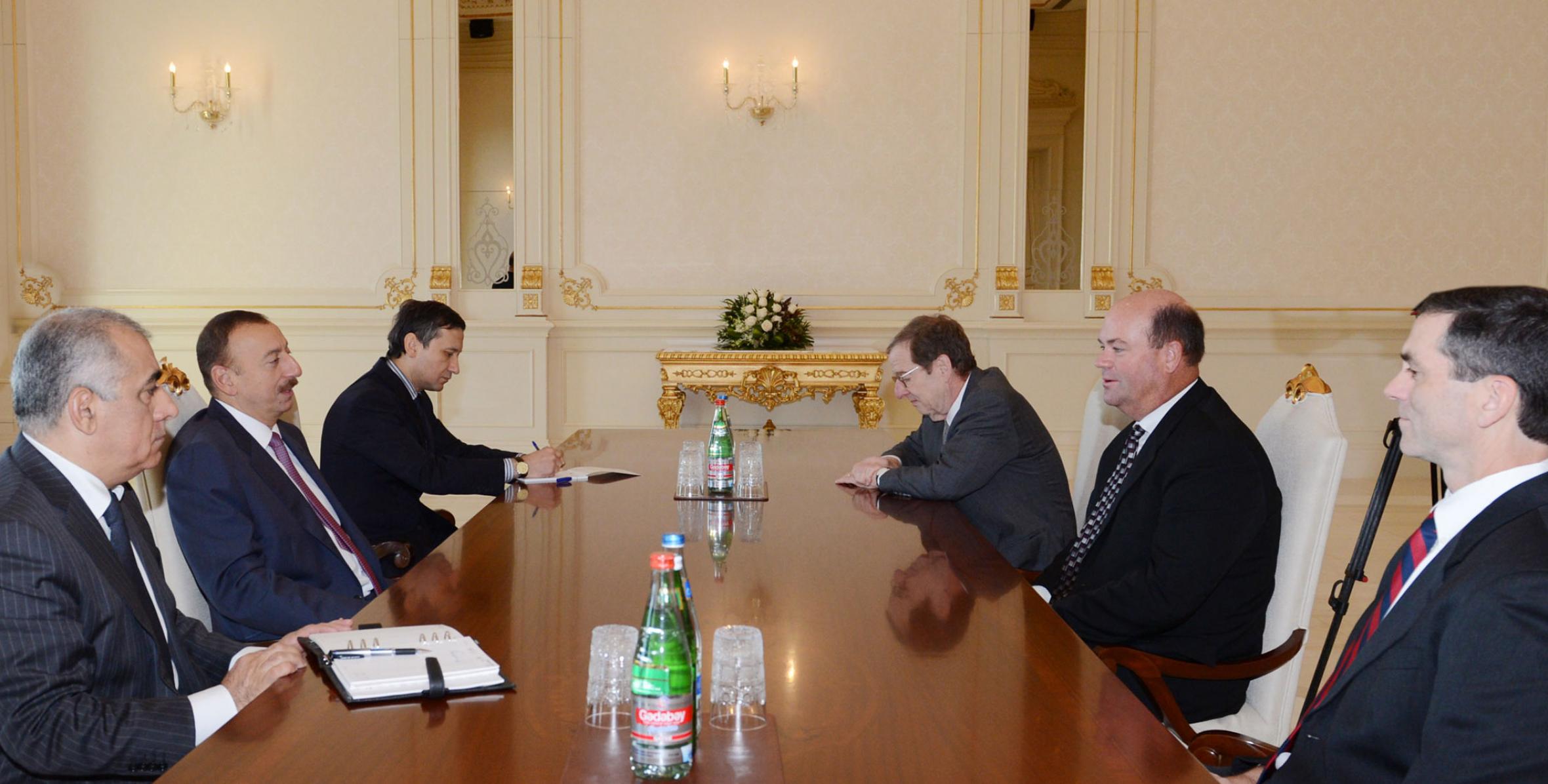 Ilham Aliyev received the delegation led by the CEO of ConocoPhillips