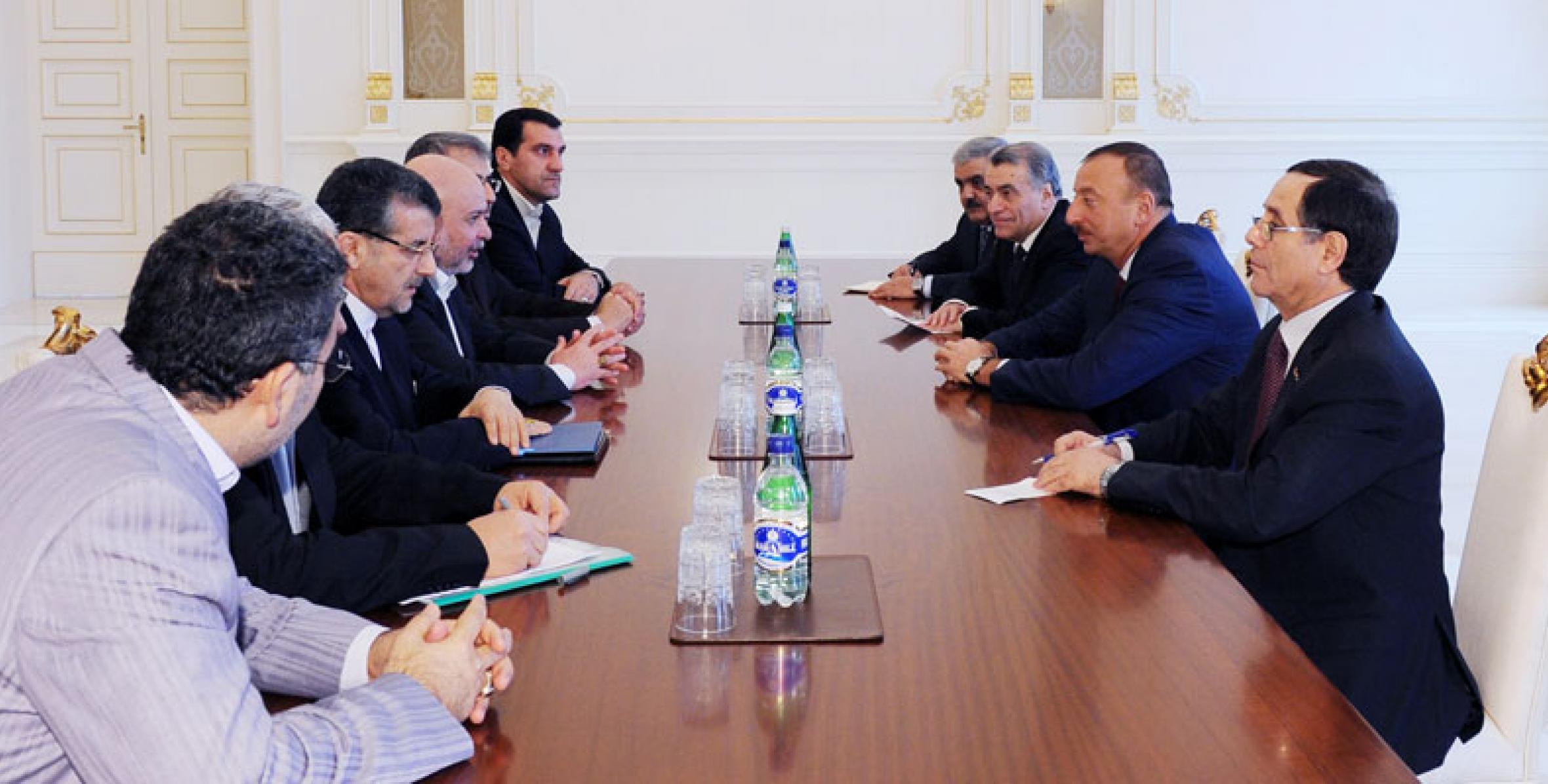Ilham Aliyev received a delegation led by Oil Minister of Iran, Seyed Masoud Mir Kazemi
