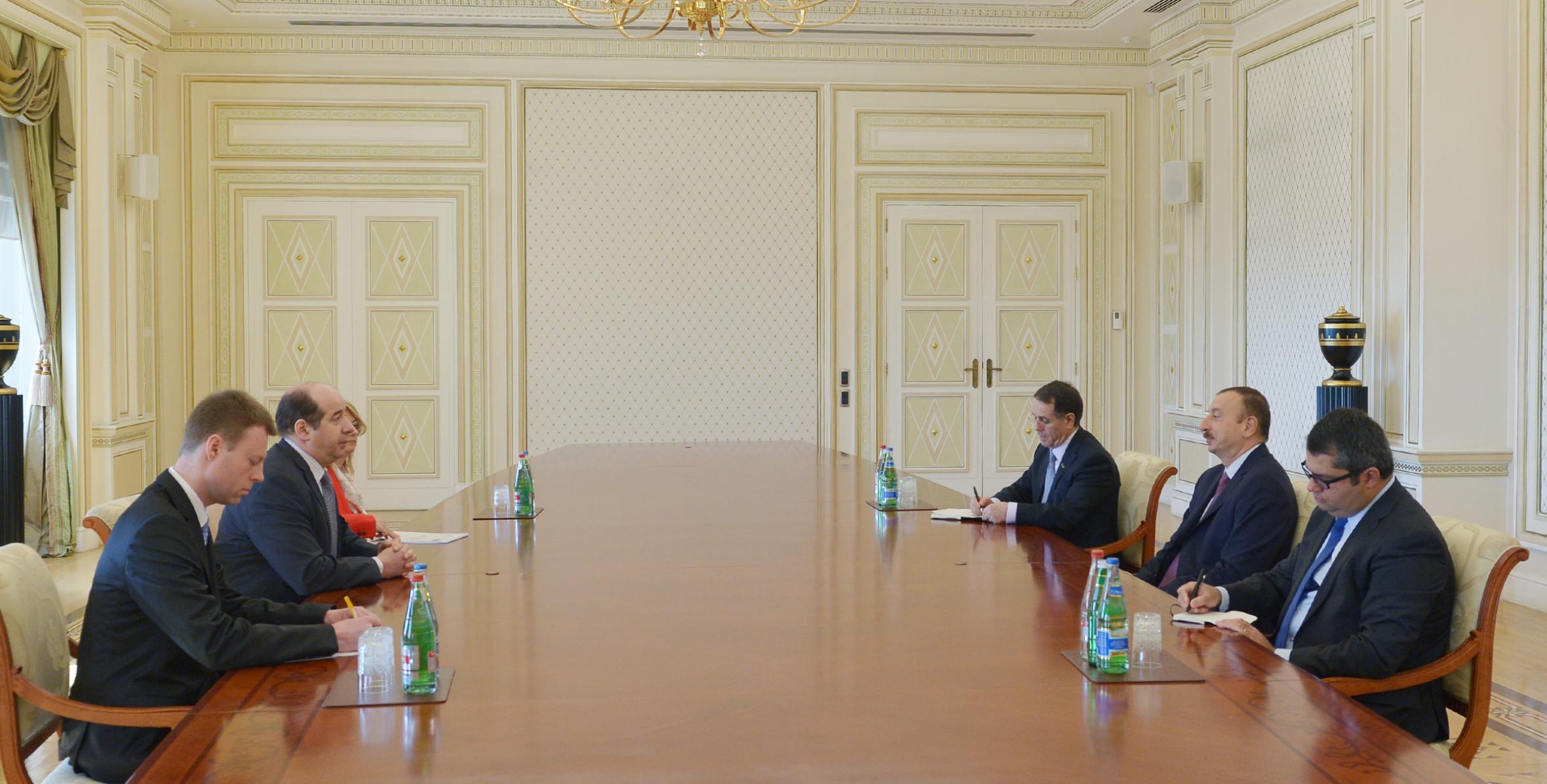 Ilham Aliyev received the newly appointed NATO Assistant Secretary General Sorin Ducaru