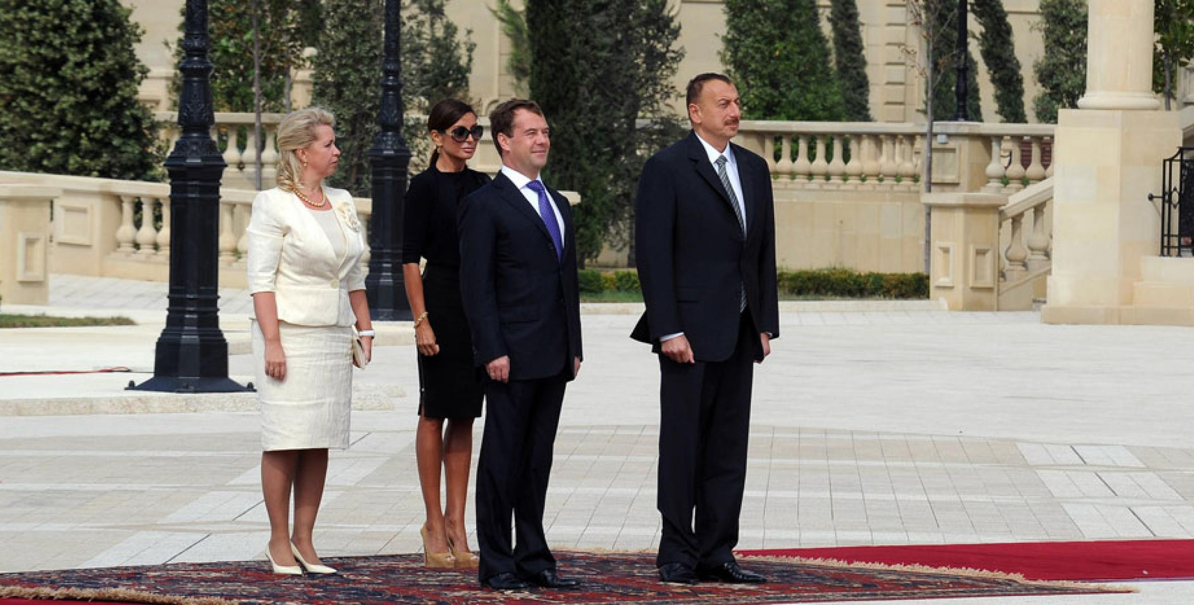 An official welcoming ceremony was held for President of the Russian Federation Dmitry Medvedev