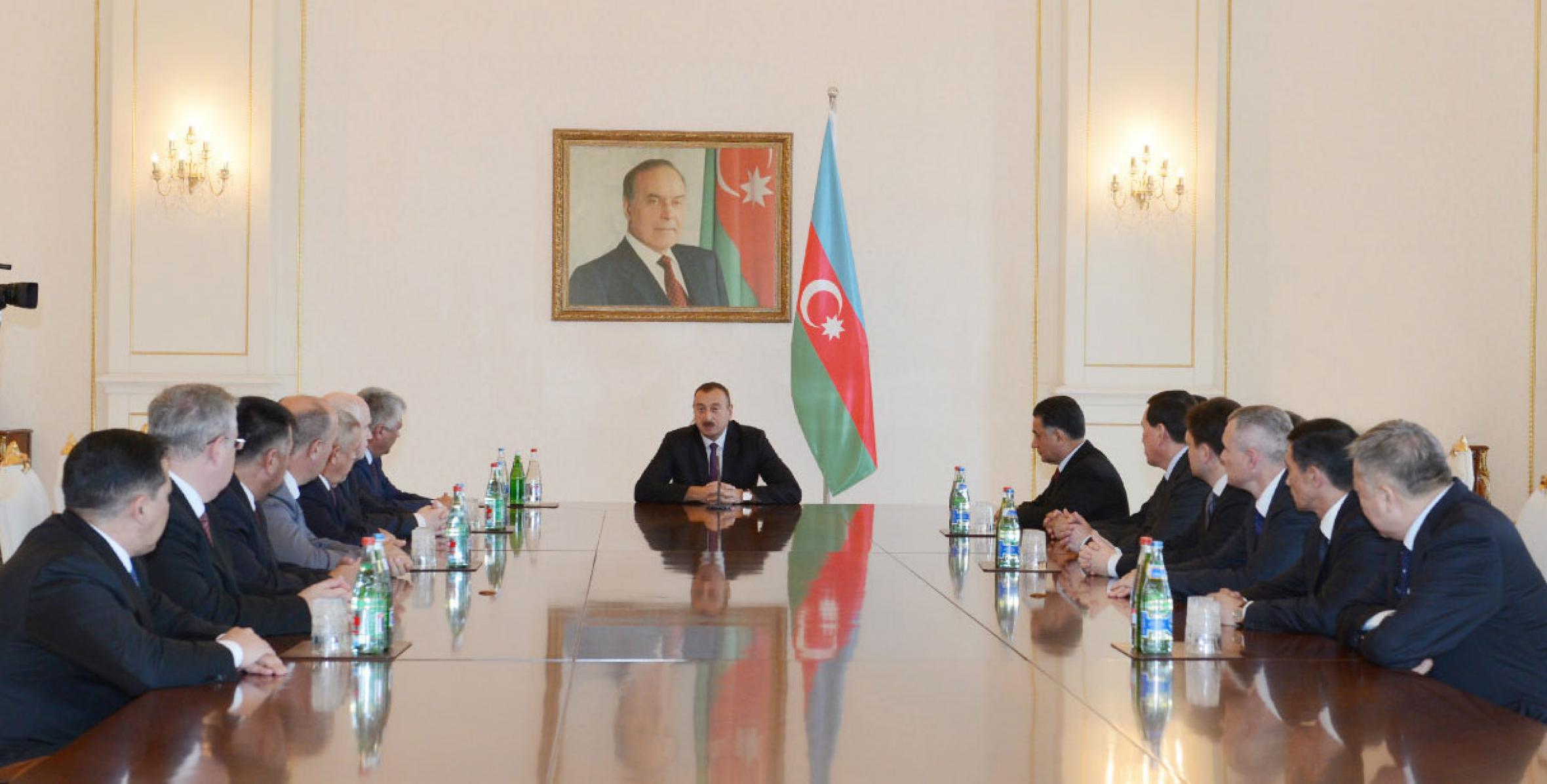 Ильхам Алиев принял участников проходящего в Баку заседания Совета министров внутренних дел стран-участниц СНГ