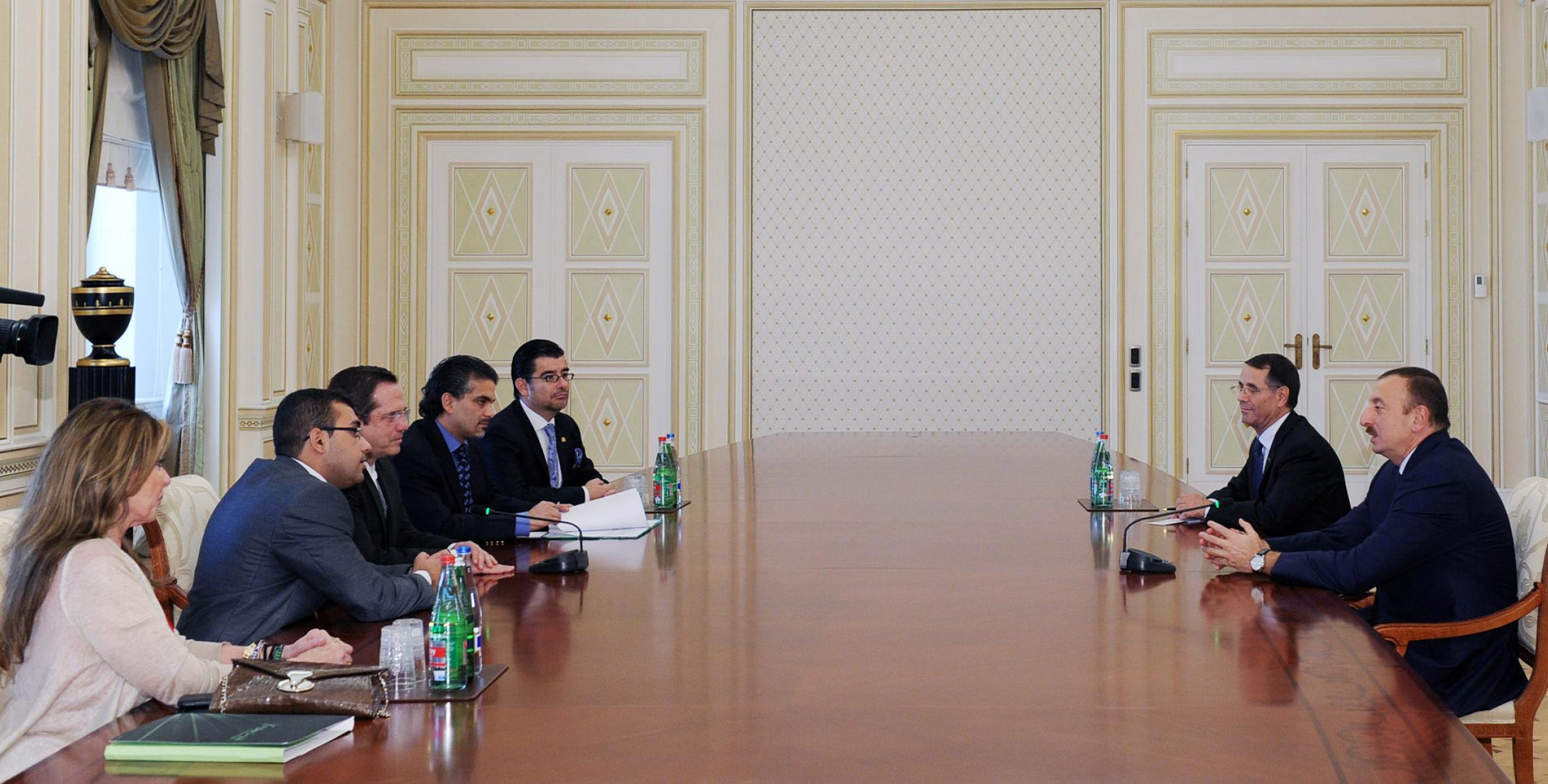 Ilham Aliyev received the Minister of Foreign Affairs, Trade and Integration of Ecuador, Ricardo Armando Patiño Aroca