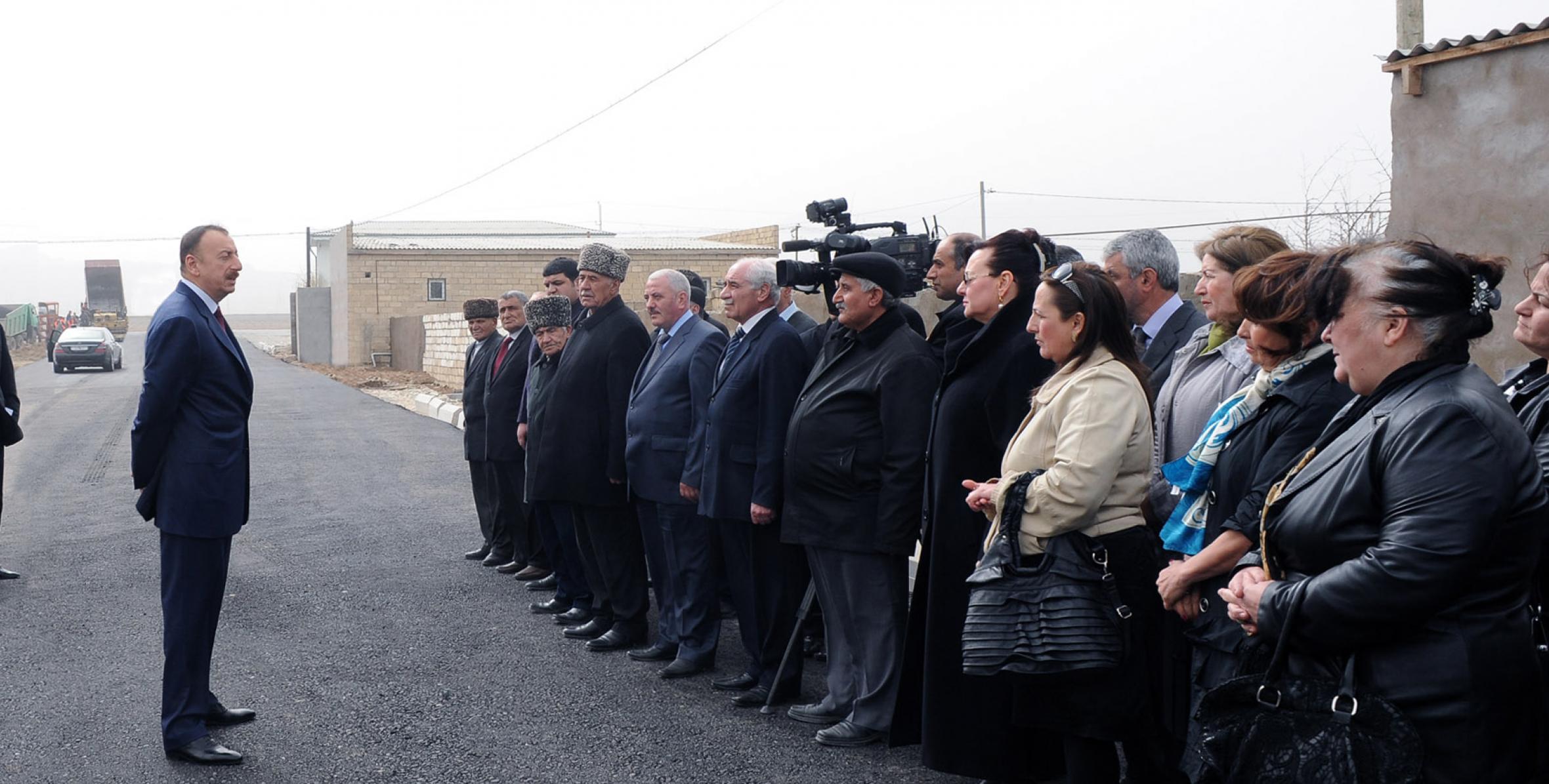 Speech by Ilham Aliyev at a meeting with residents of Gobustan settlement of Garadagh district