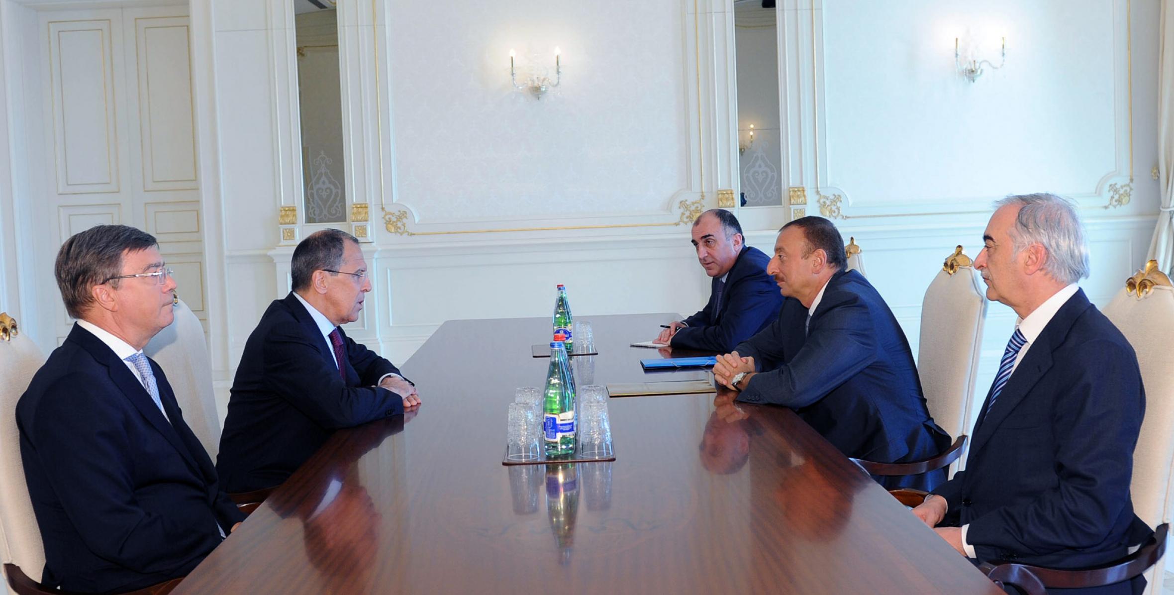 Ilham Aliyev has received Russian Foreign Minister Sergey Lavrov