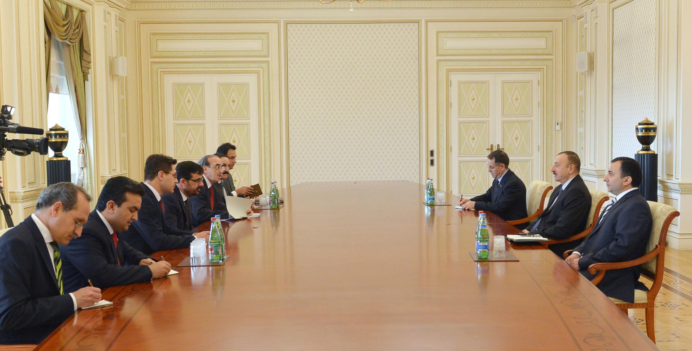 Ilham Aliyev received a delegation led by the Minister of Foreign Affairs of Afghanistan