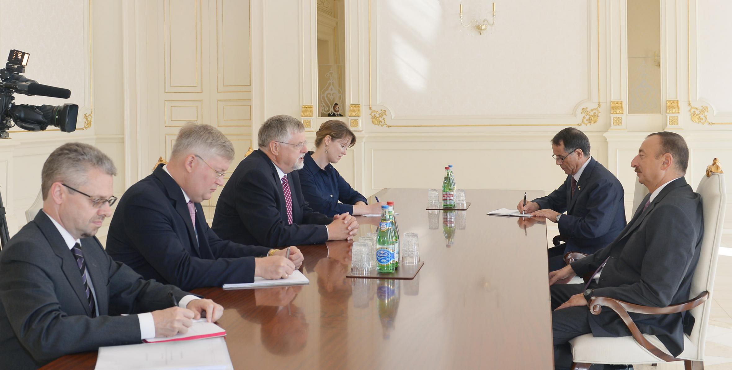 Ilham Aliyev received a delegation led by the EU Special Representative for the South Caucasus