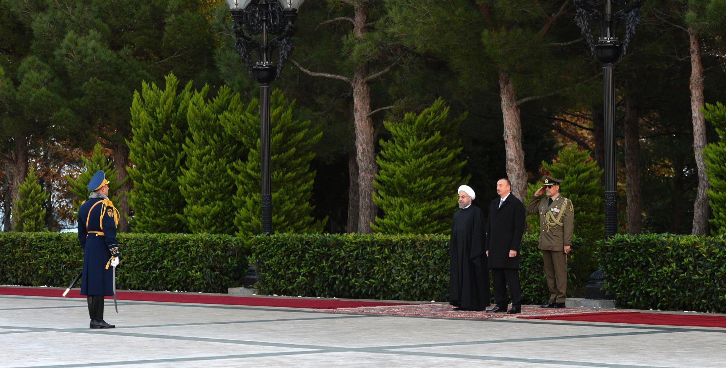 Official welcoming ceremony for Iranian President Hassan Rouhani was held