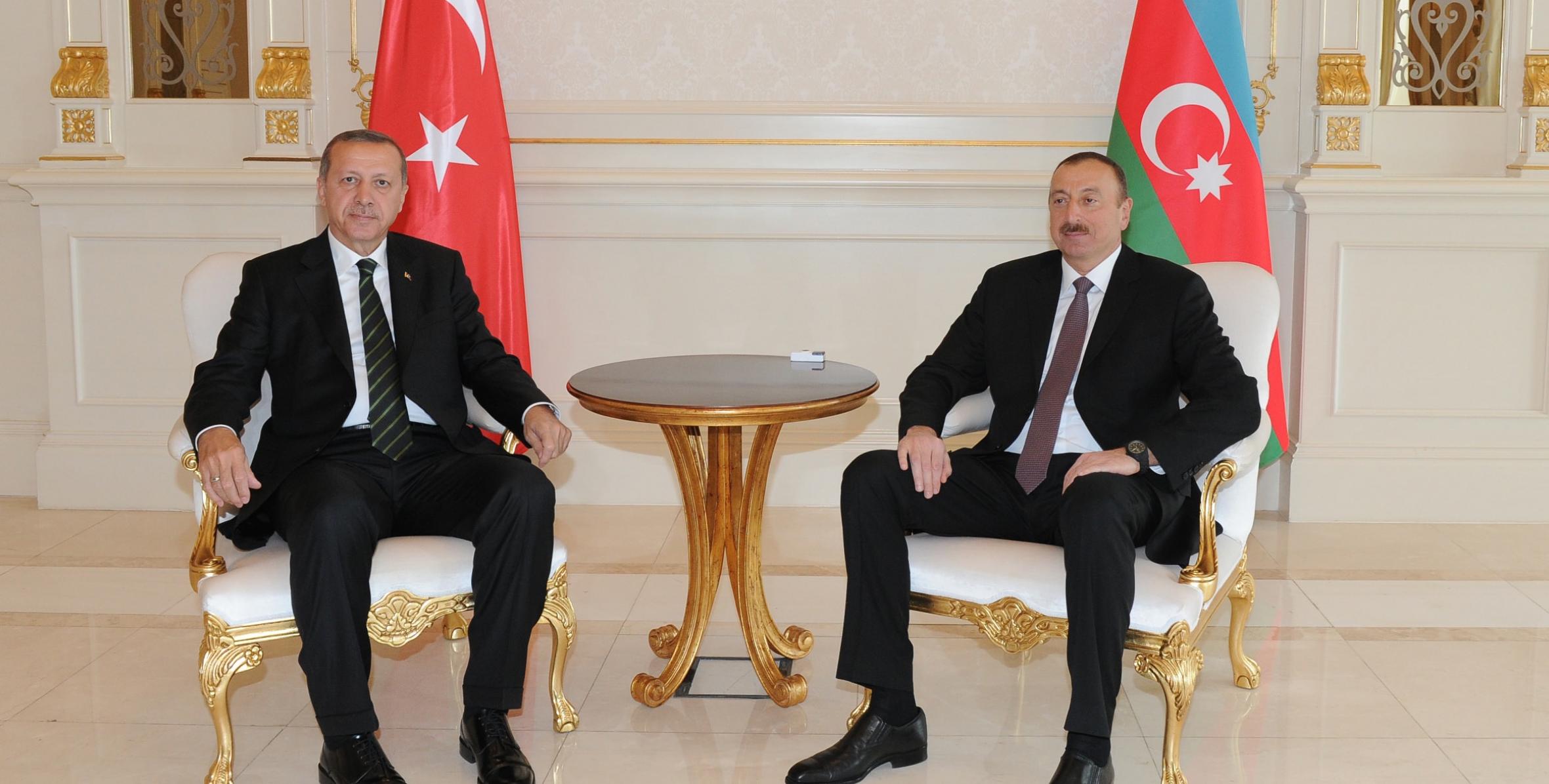 Ilham Aliyev had a one-on-one meeting with Turkish Prime Minister Recep Tayyip Erdogan