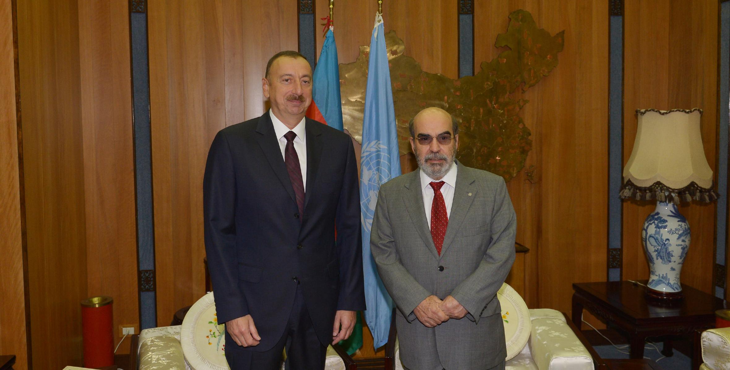 Ильхам Алиев встретился в Риме с генеральным директором Продовольственной и сельскохозяйственной организации ООН Жозе Грациано да Силвой